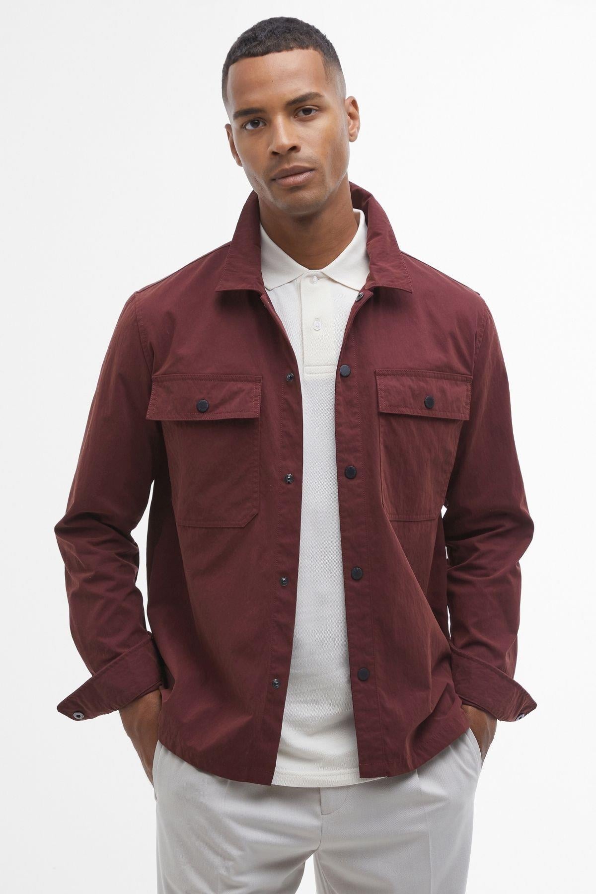 B.Intl Rocco Overshirt RE98 Bordeaux