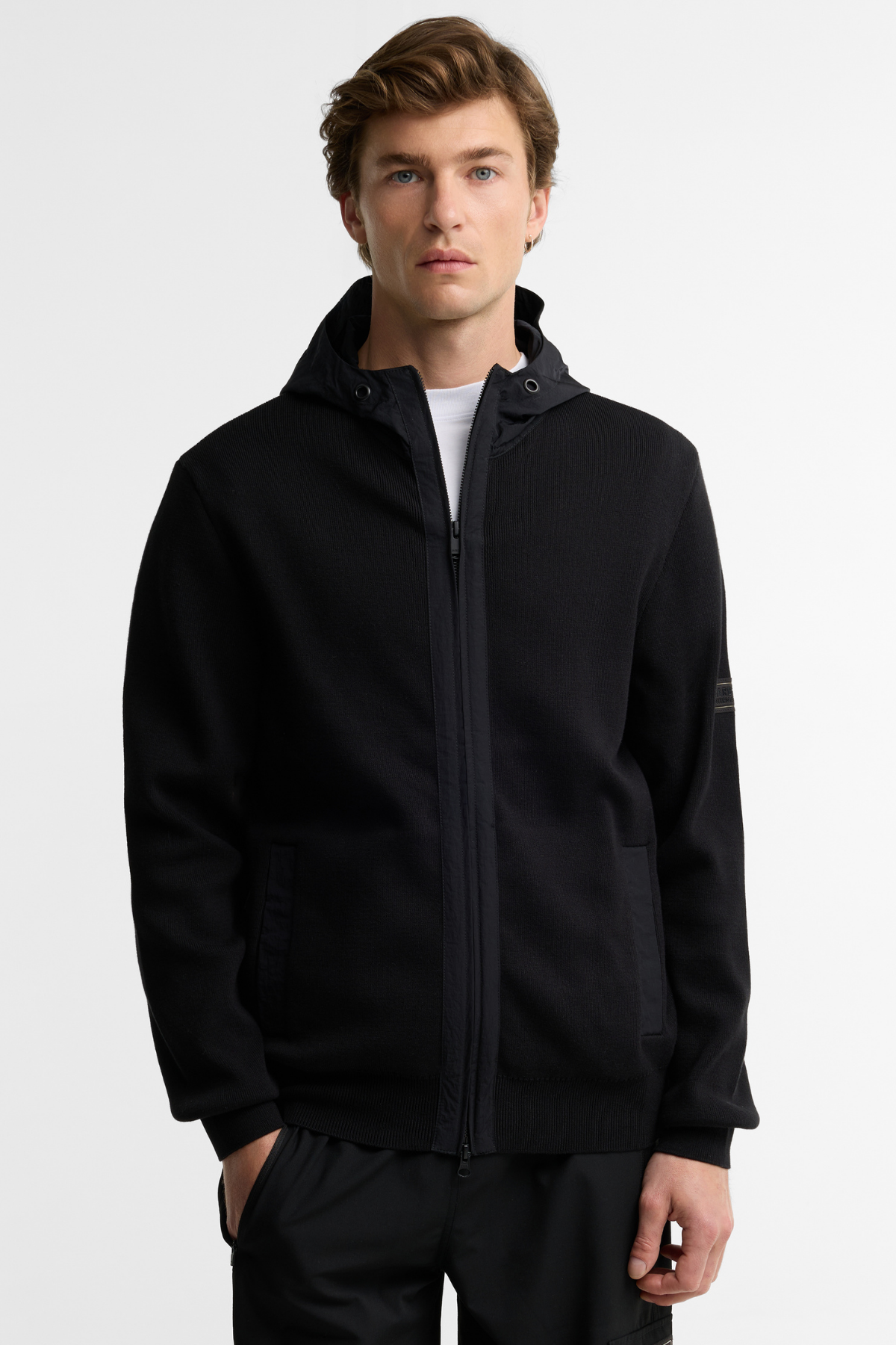 B.Intl Inline Knit Sweatshirt BK11 Black