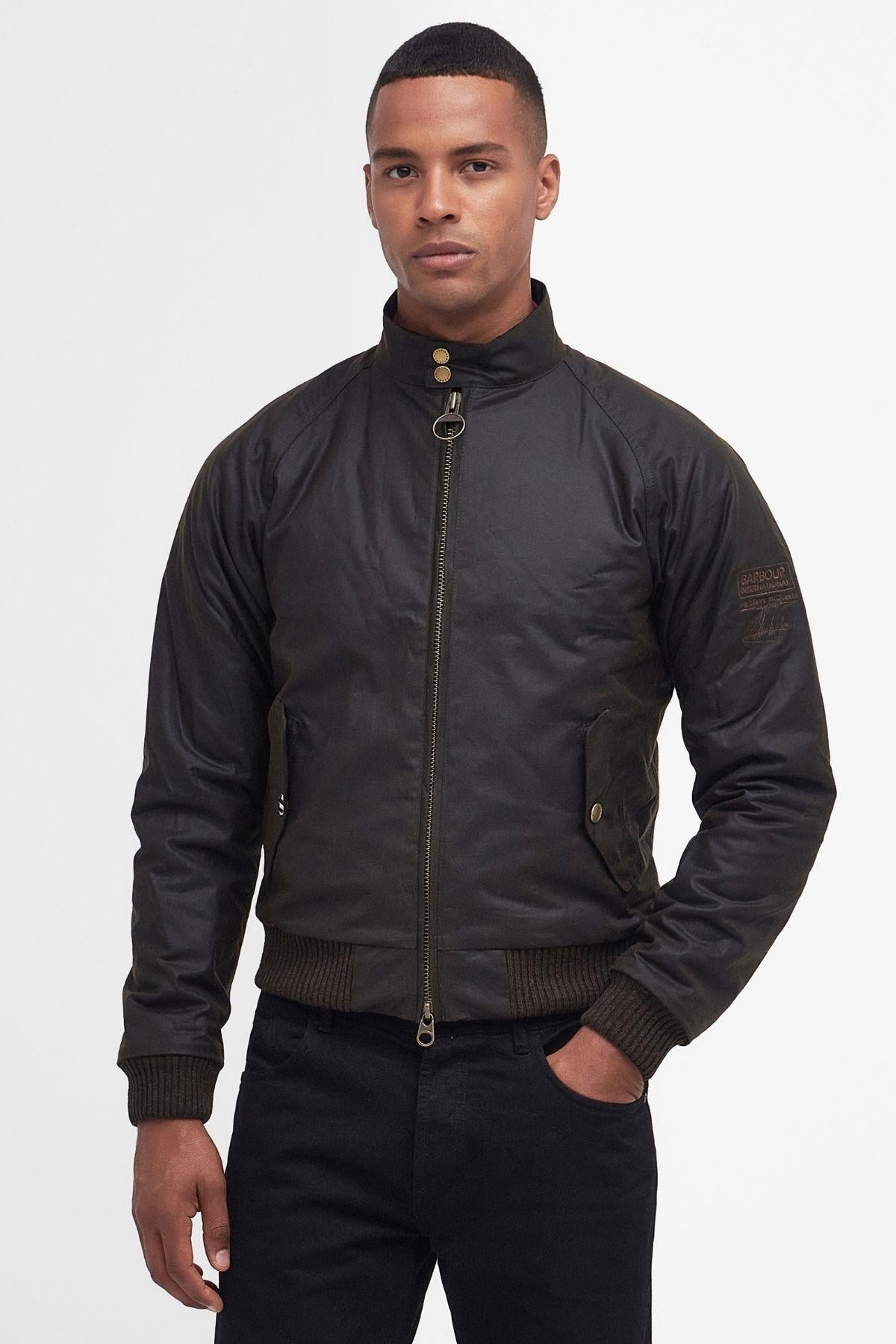 B.Intl Steve McQueen Merchant Yağlı Ceket OL71 Olive