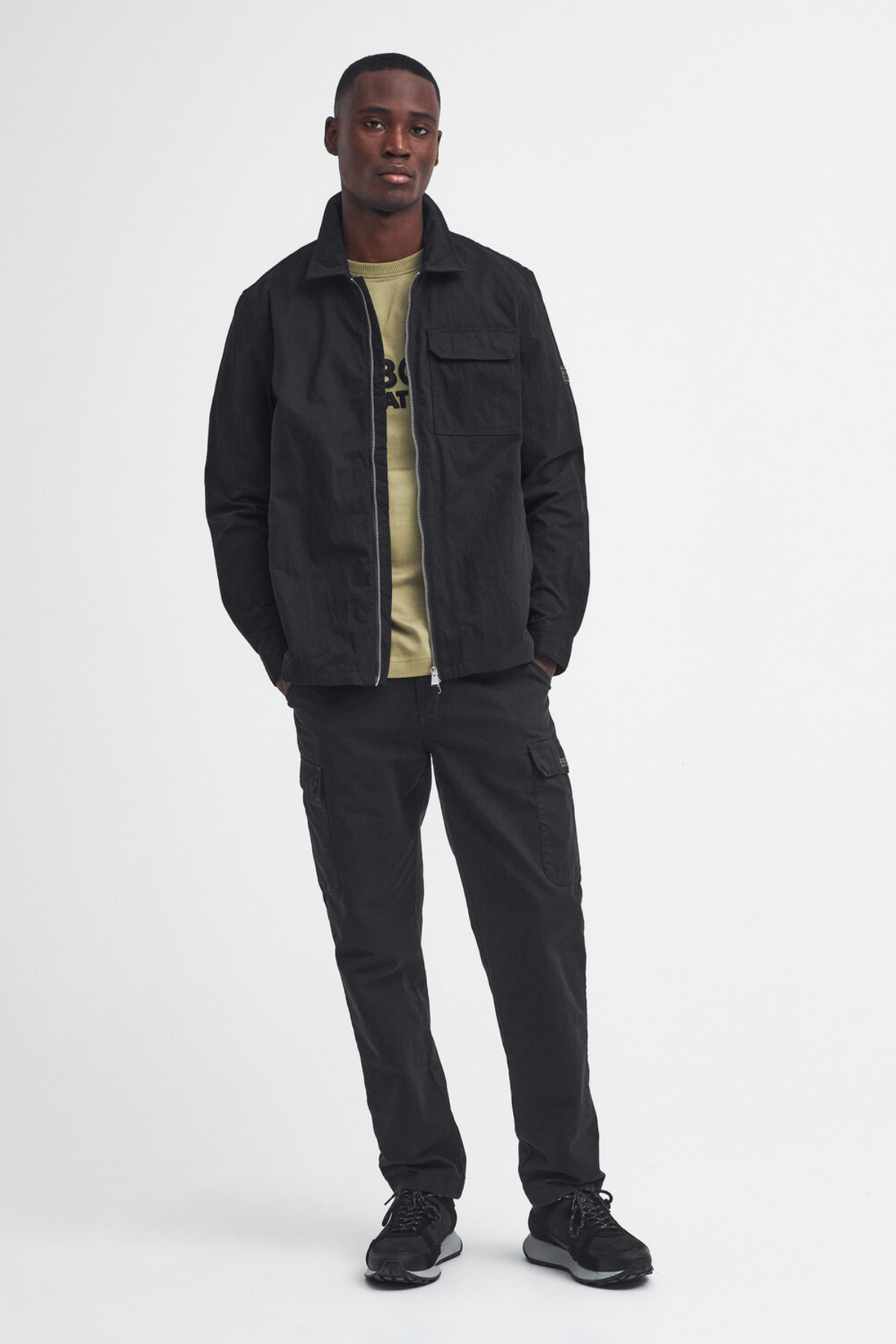 B.Intl Maze Peached Dış Gömlek BK31 Black