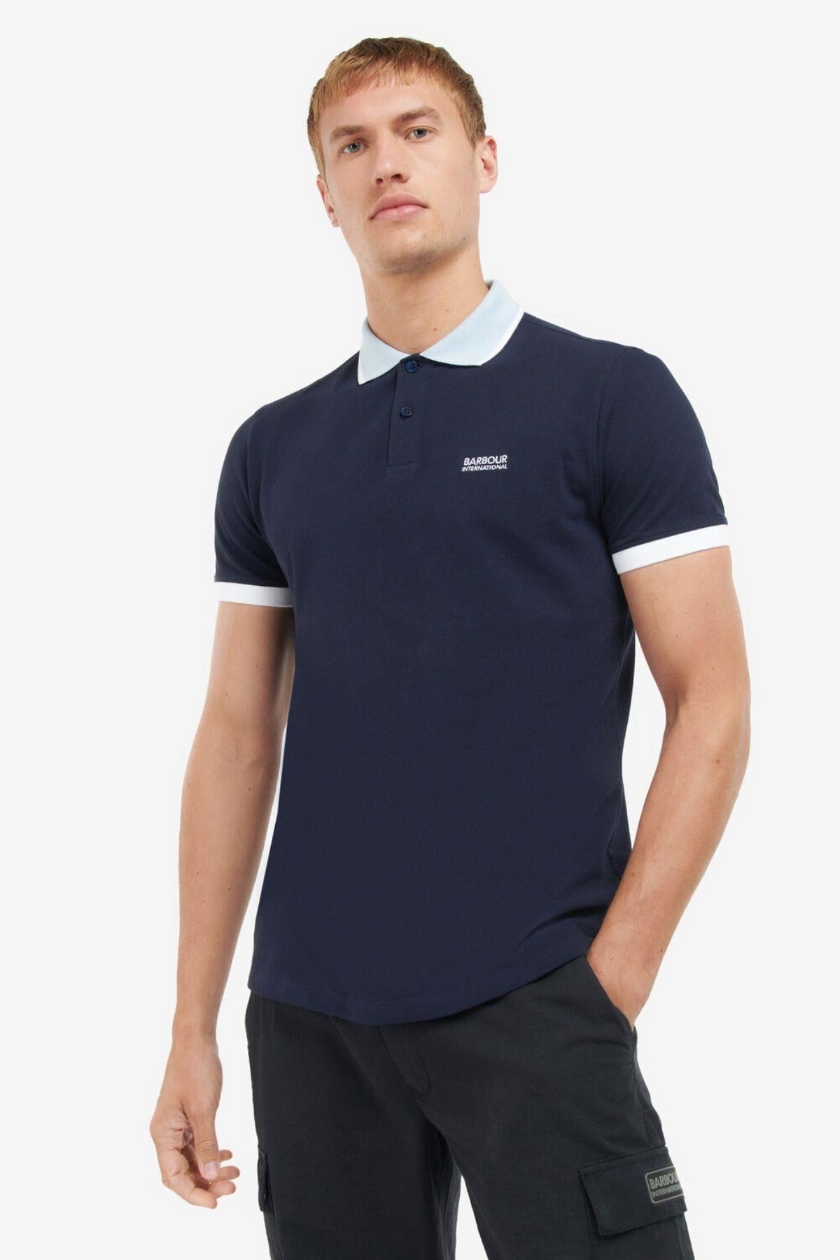 B.Intl Howall Polo Yaka T-Shirt NY57 Night