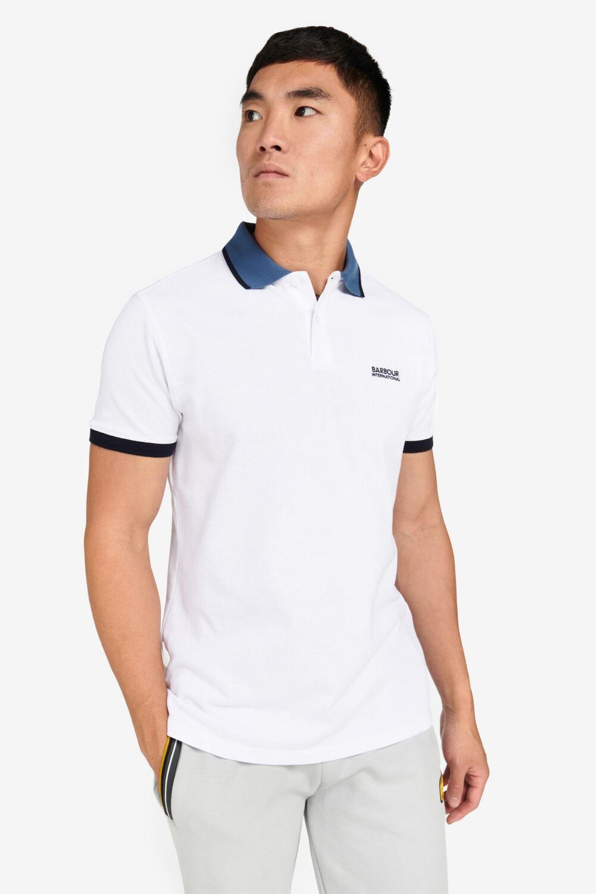 B.Intl Howall Polo Yaka T-Shirt WH11 White