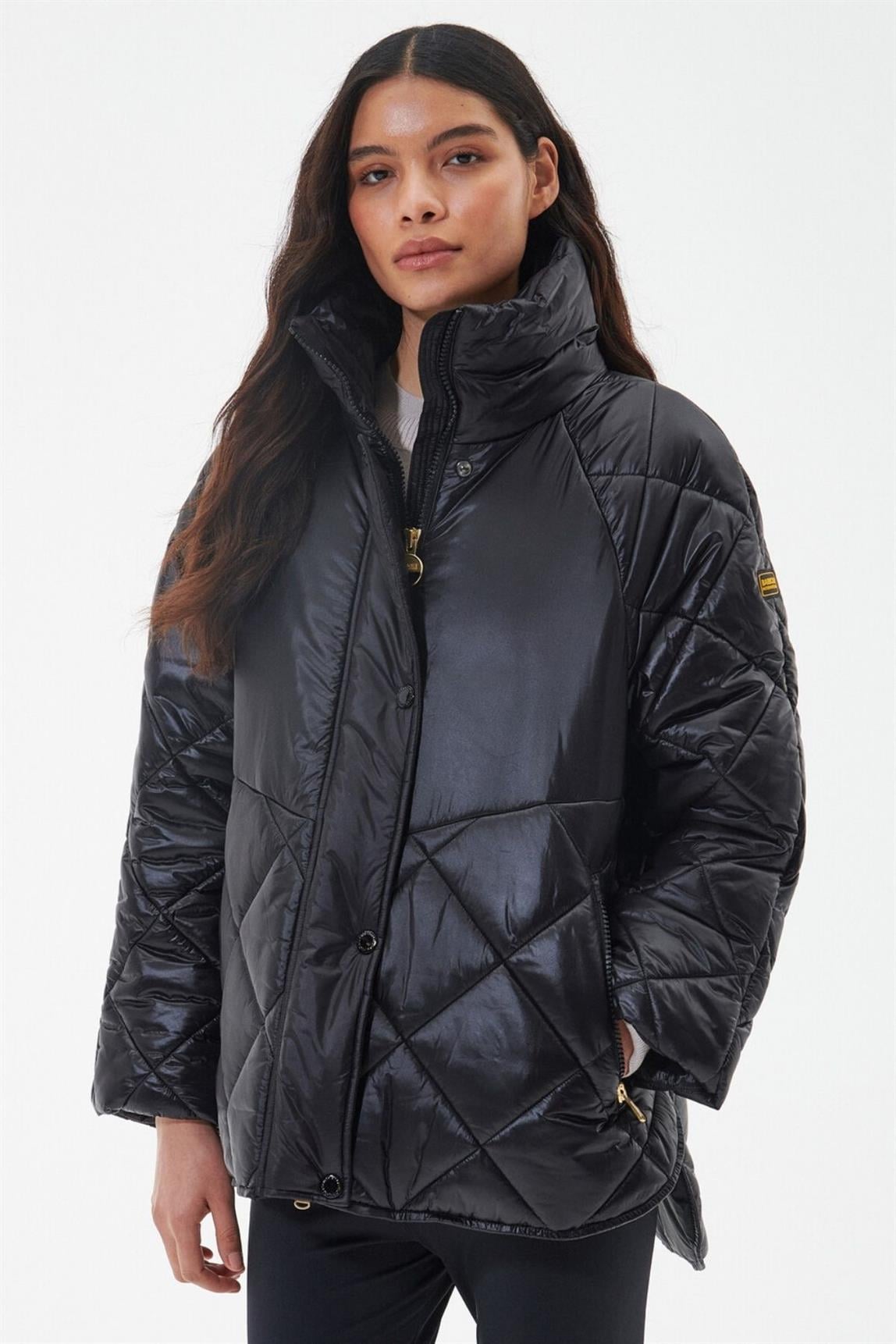 B.Intl Parade Kapitone Ceket BK12 Black
