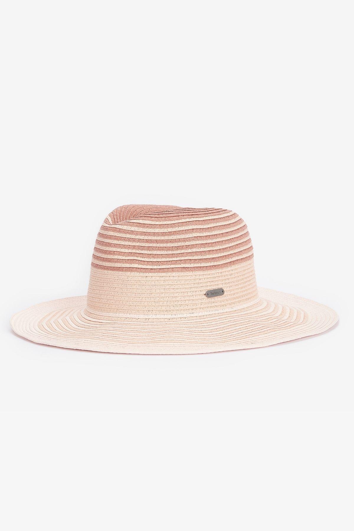 Barbour Adria Fedora Hasır Şapka PI31 Primrose Pink