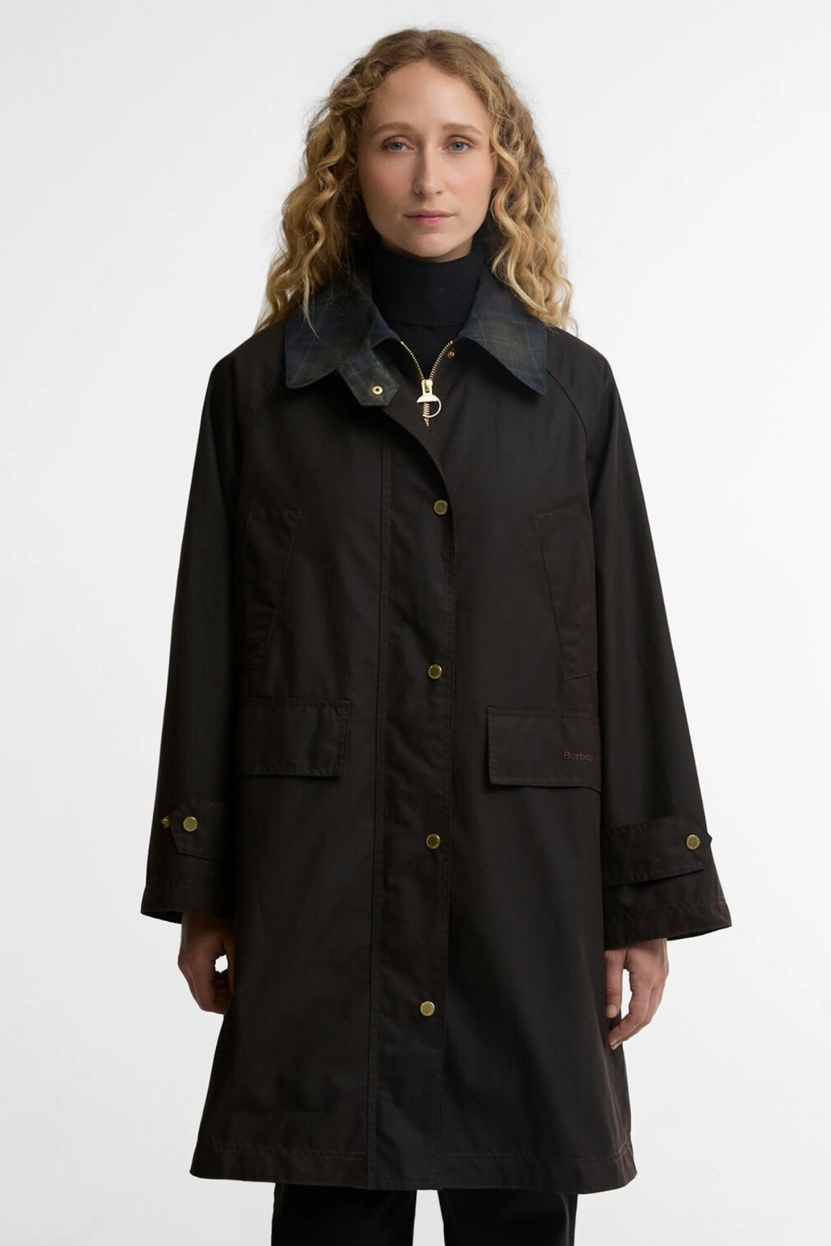 Barbour Agatha Yağlı Ceket RU91 Rustic Shadow Classic