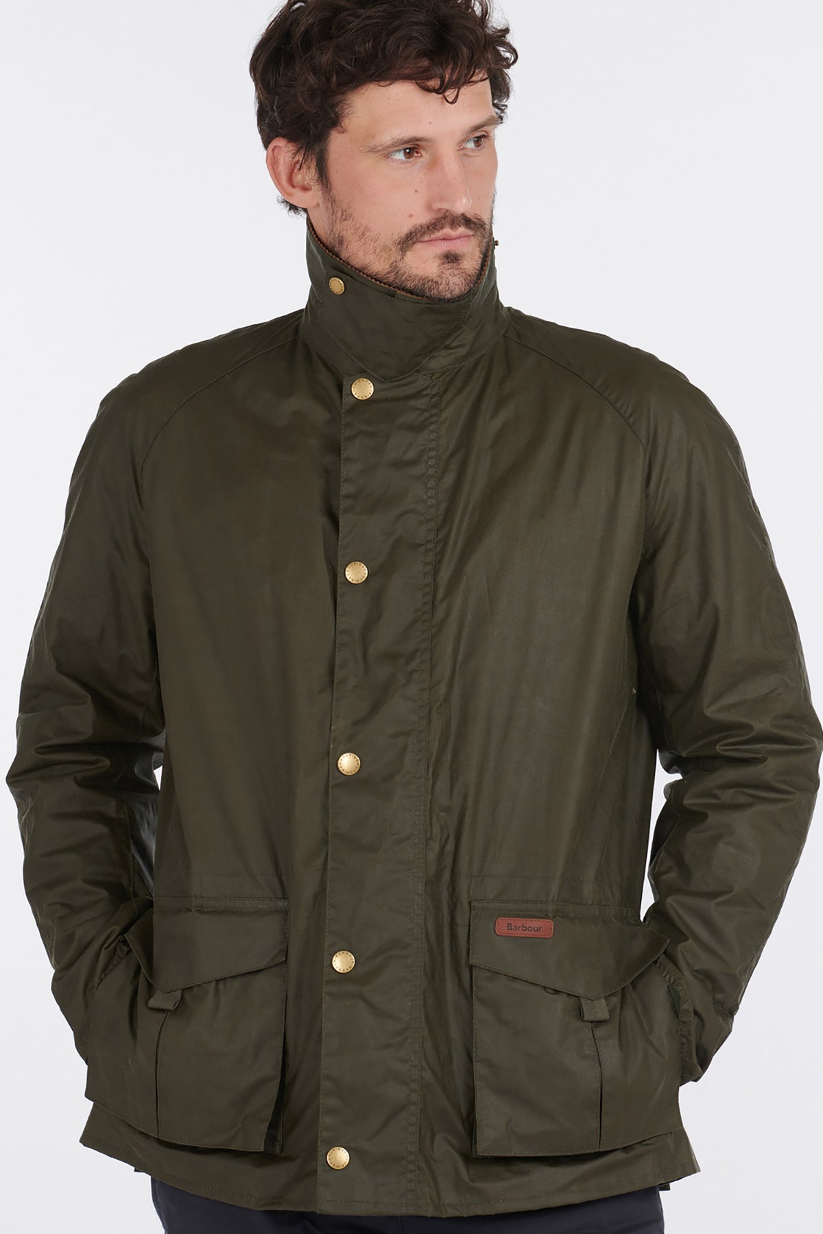 Barbour Alderton Yağlı Ceket OL51 Archive Olive