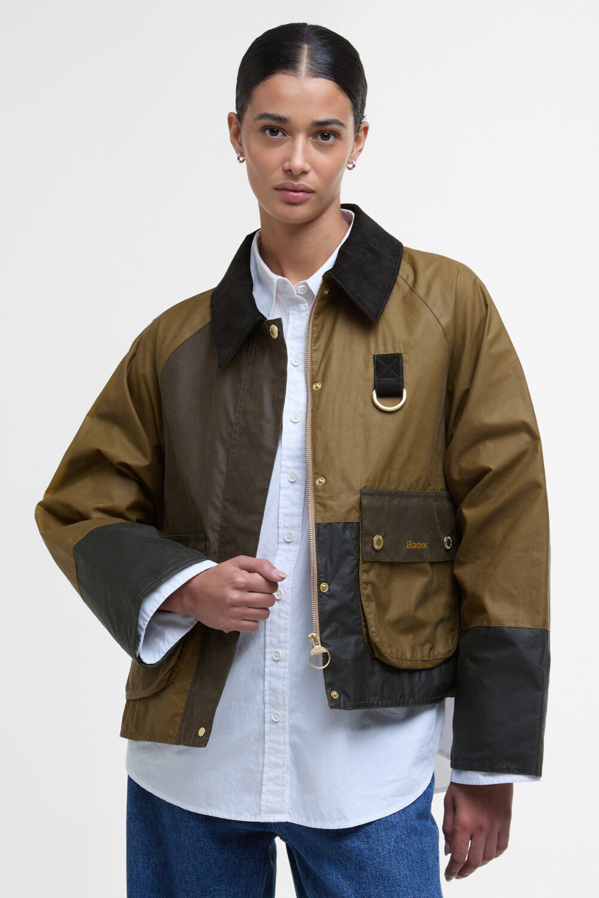 Barbour Alma Yağlı Ceket SN31 Sand/Archive Olive/Beech/Ancient
