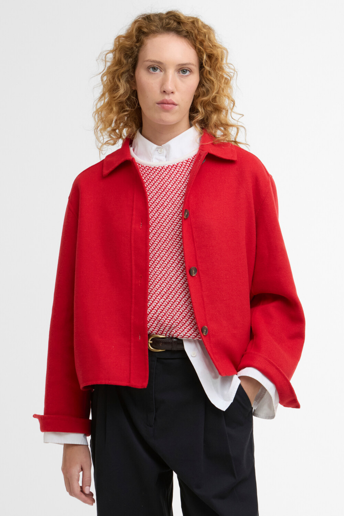 Barbour Amanda Gömlek RE16 Poppy Red