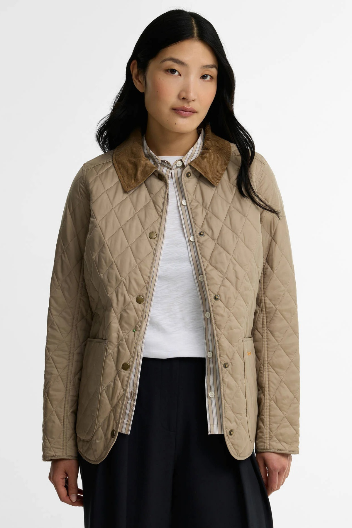 Barbour Annandale Kapitone Ceket SN11 Sand Dune