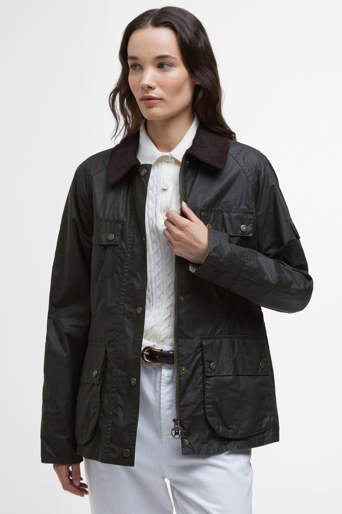 Barbour Arlo Utility Yağlı Ceket OL51 Archive Olive/Ancient Tartan