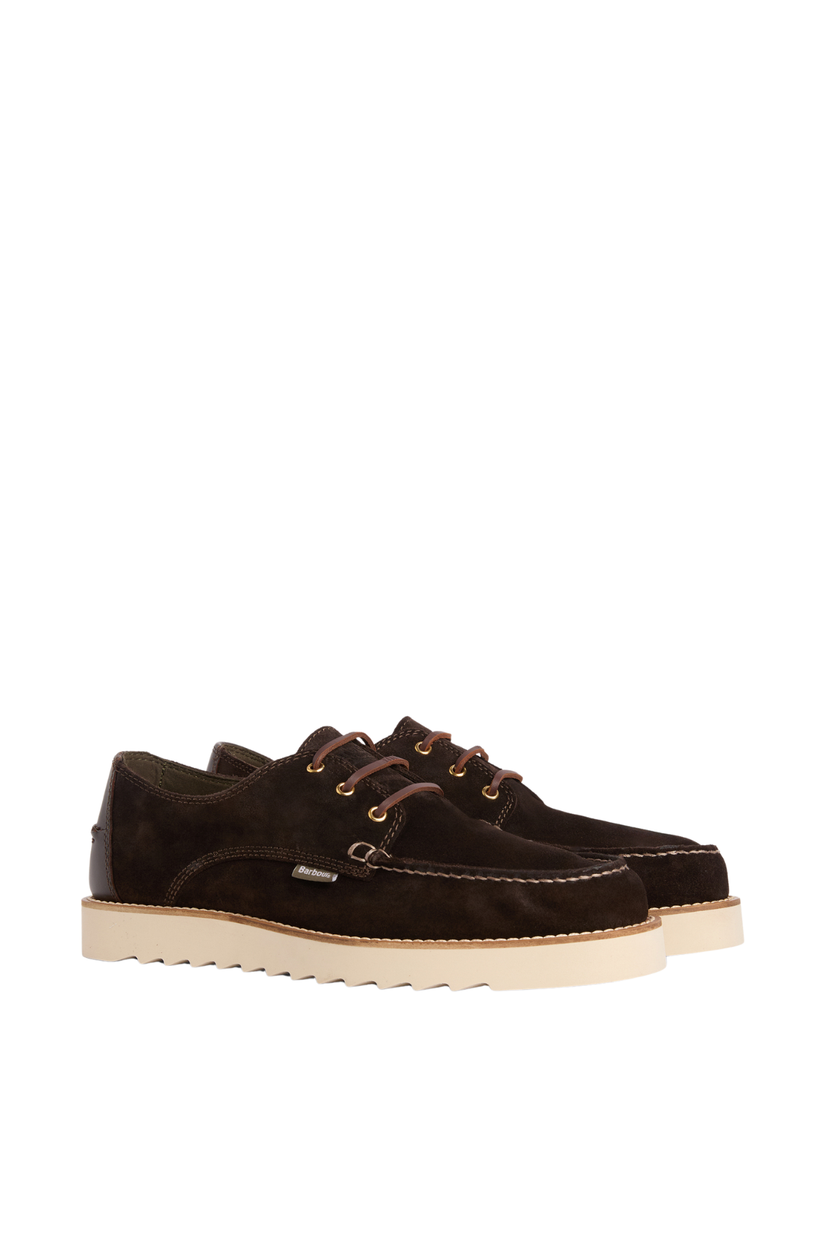 Barbour Aydon Derby Ayakkabı BR35 Dark Brown Suede