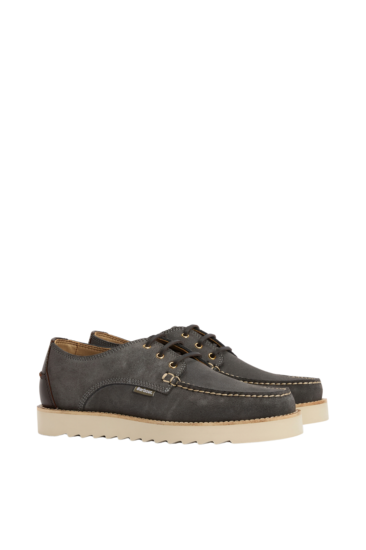 Barbour Aydon Derby Ayakkabı GY19 Slate Grey Suede