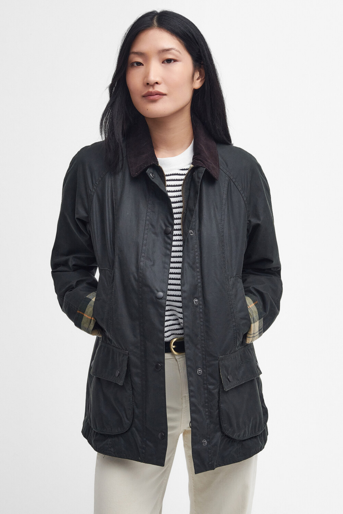 Barbour Beadnell Yağlı Ceket SG91 Sage