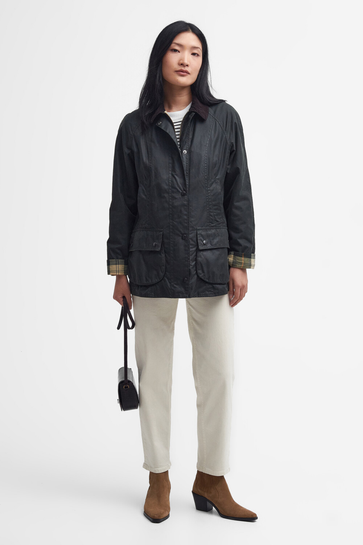 Barbour Beadnell Yağlı Ceket SG91 Sage