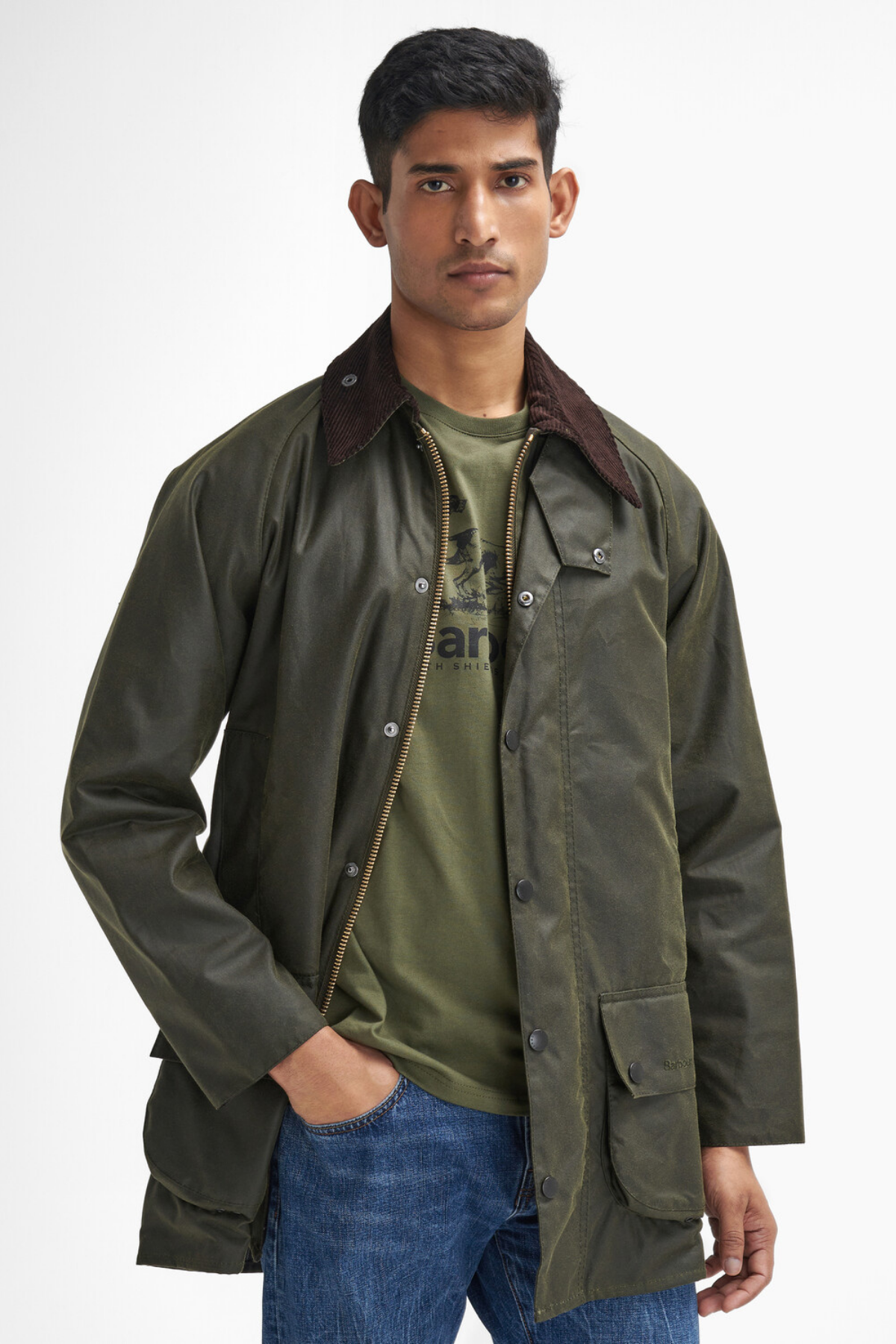 Barbour Beaufort Ya l Ceket OL99 Archive Olive