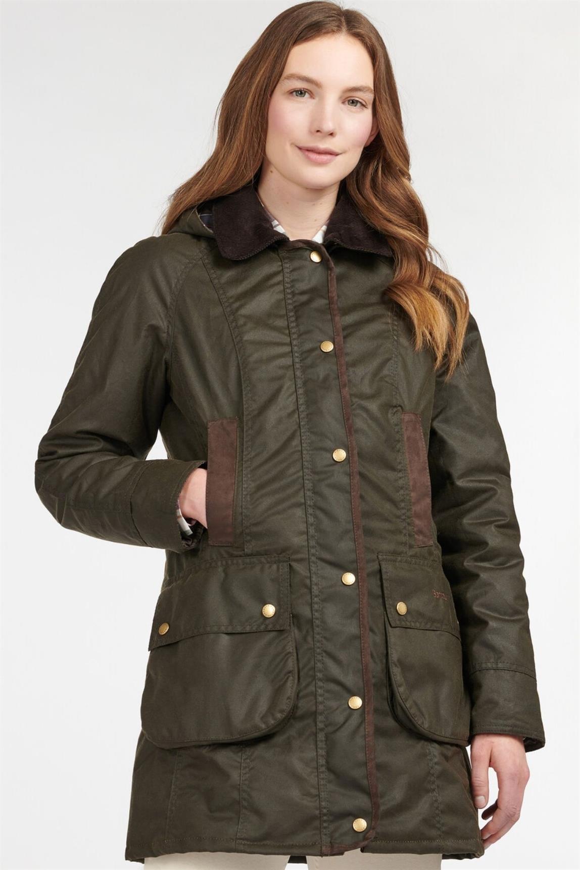 Barbour Bower Yağlı Ceket OL71 Olive/Classic