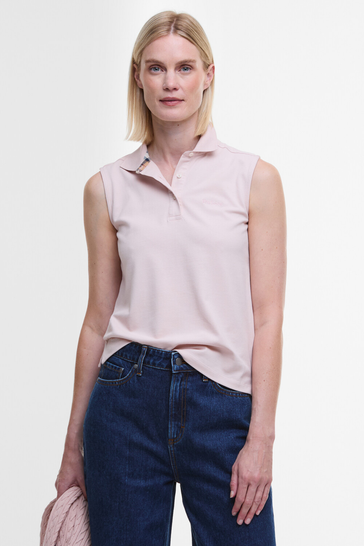 Barbour Bowford Polo Yaka PI35 Primrose Pink