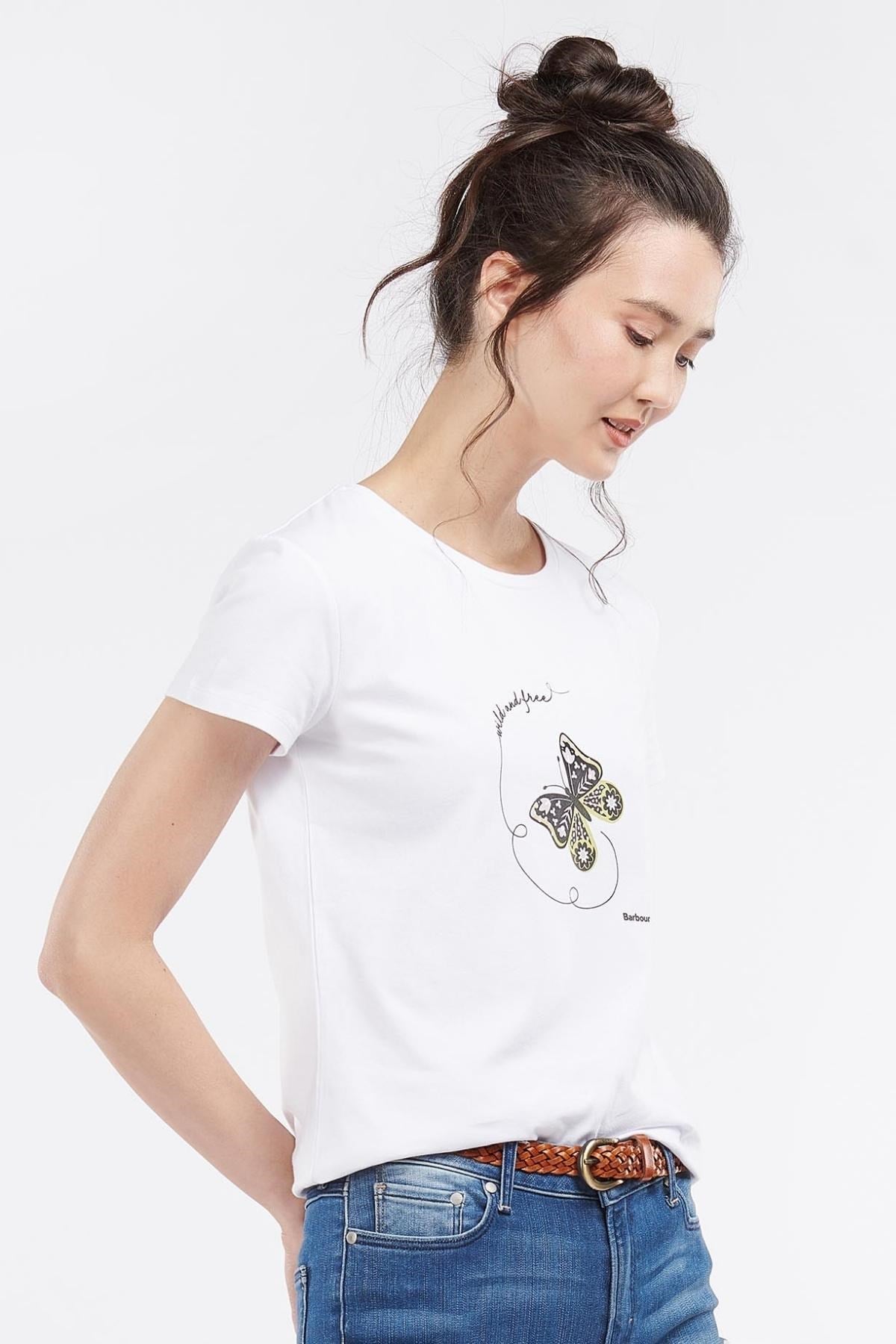 Barbour Bowland T-shırt WH11 Cloud White