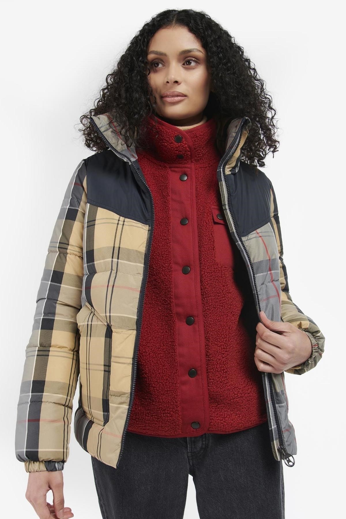 Barbour Bowsden Kapitone Ceket TN32 Dress/Dk Navy