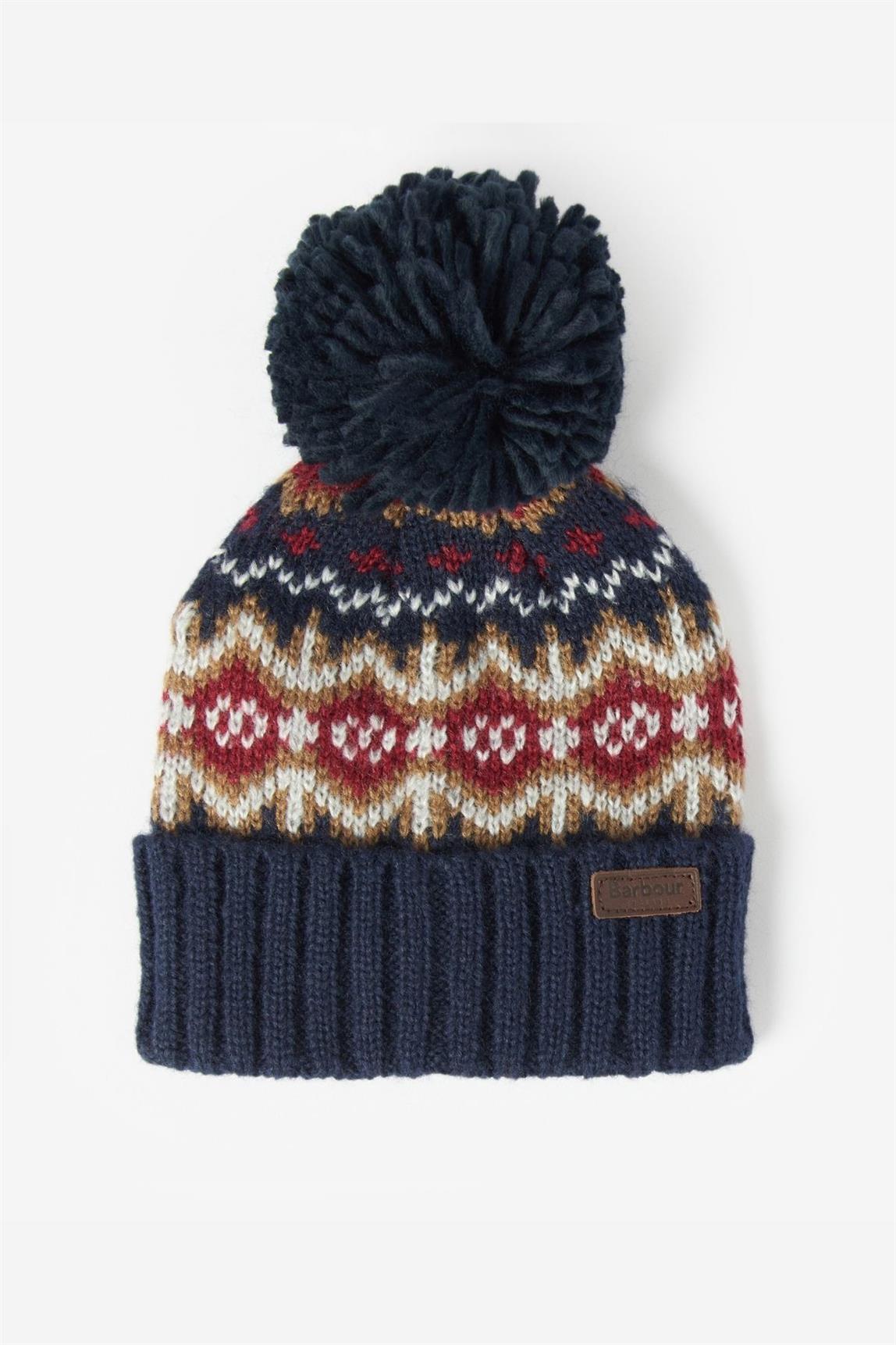 Barbour Boys Case Fair Isle Bere RE75 Cranberry