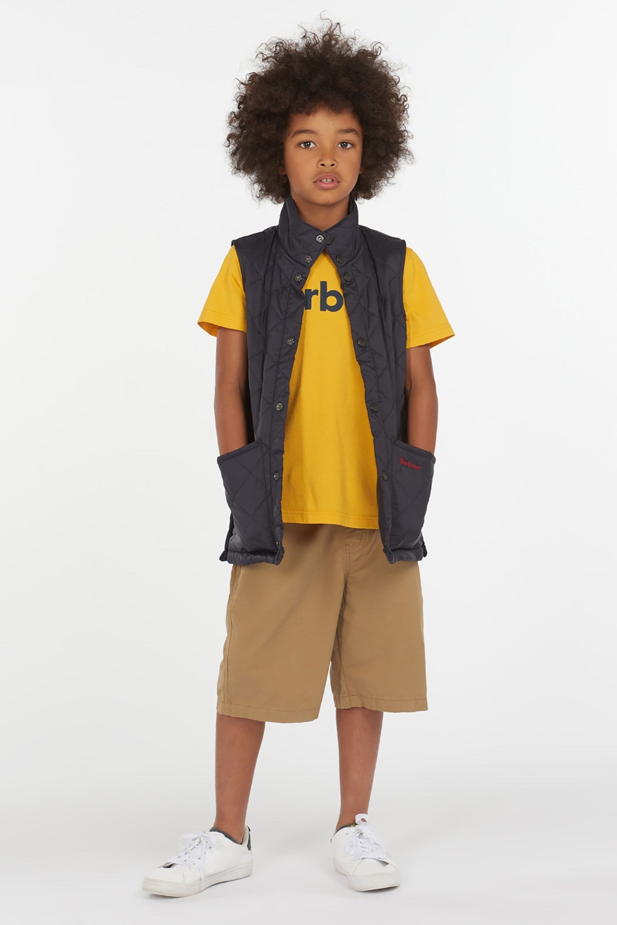 Barbour Boys Liddesdale Gilet NY95 Navy