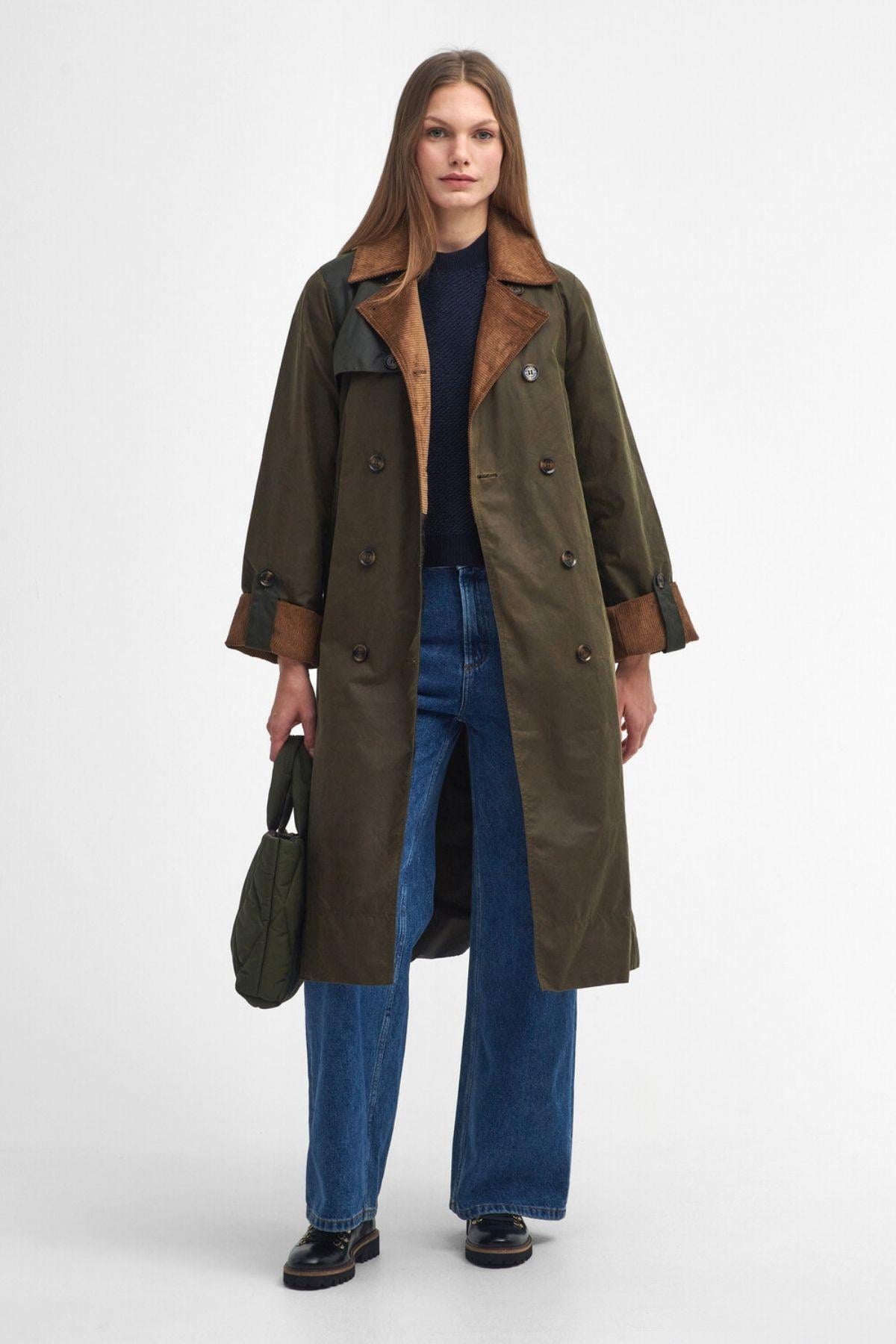 Barbour Brackley Yağlı Ceket SN91 Beech/Ancient