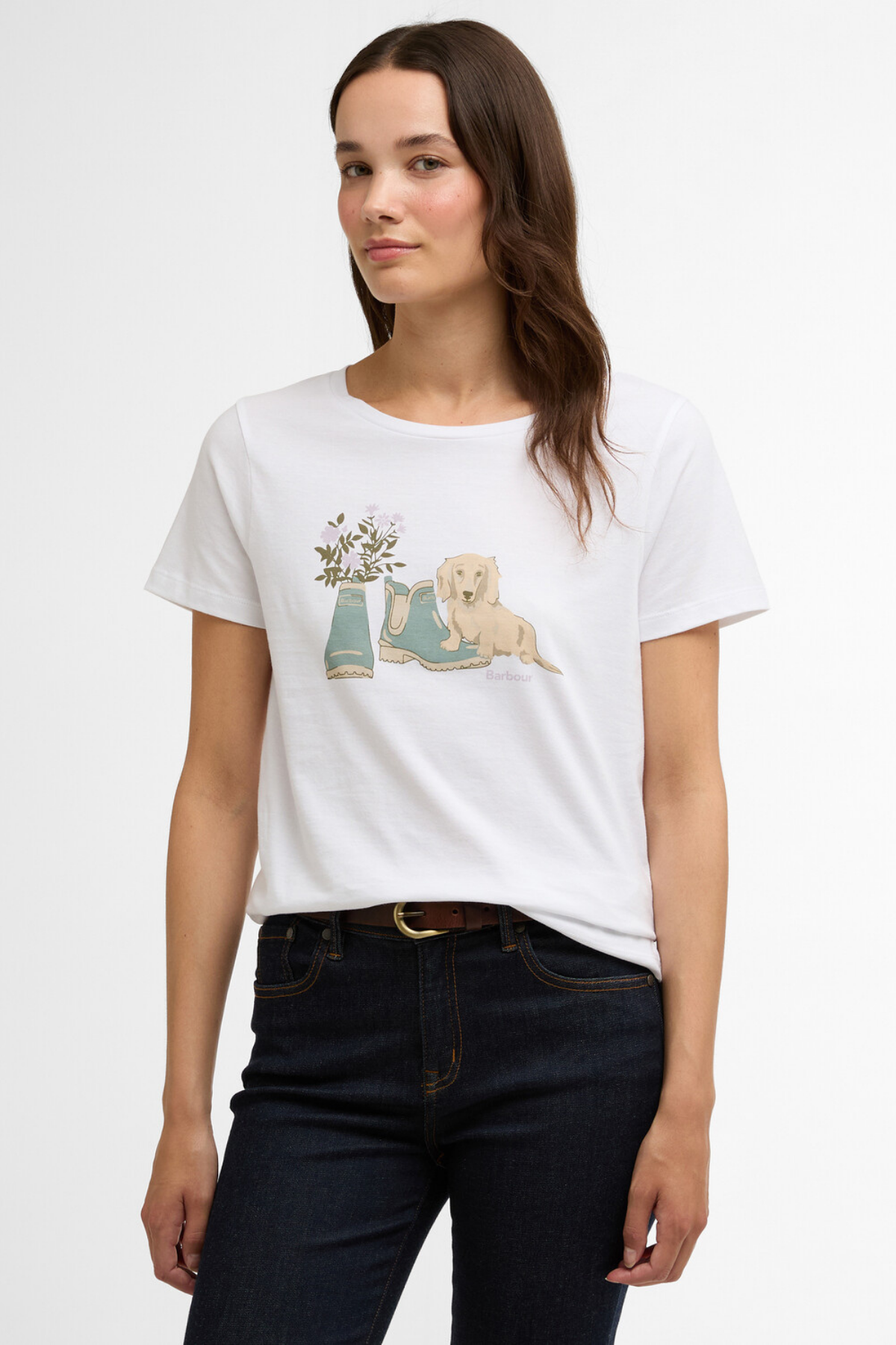 Barbour Brambles T-Shirt WH11 White