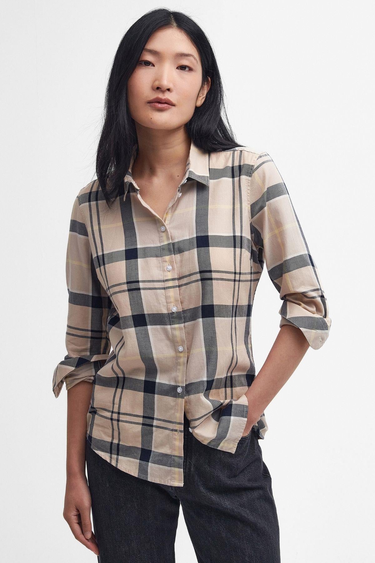 Barbour Bredon Gömlek BE34 Lemon Dress Tartan