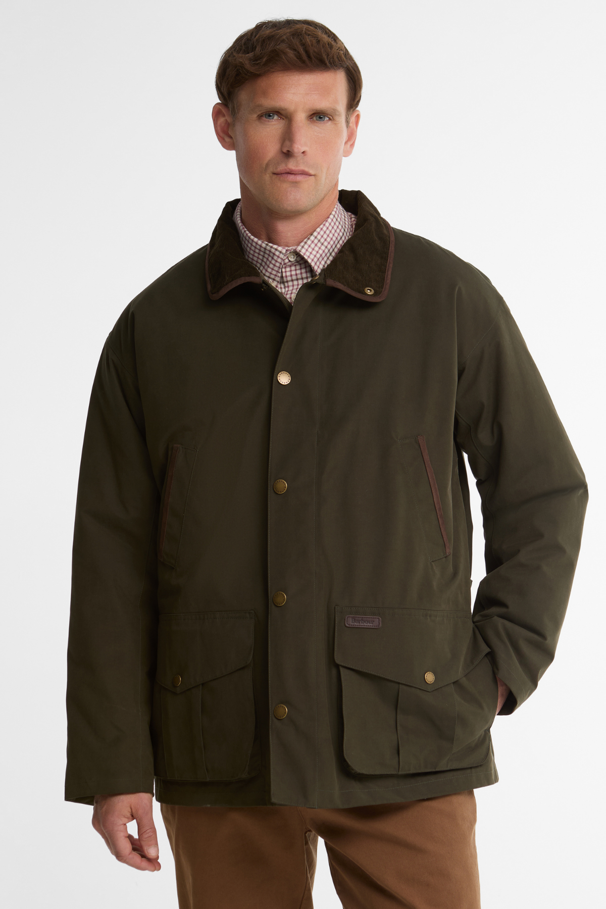 Barbour Bromfield Waterproof Ceket OL71 Dark Olive