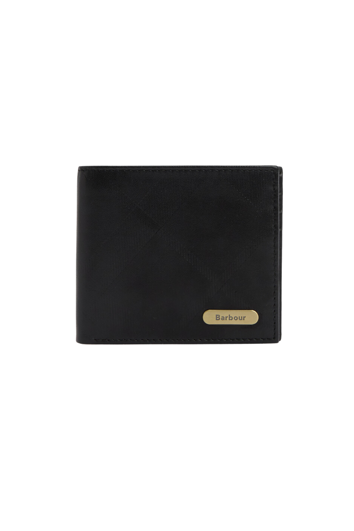 Barbour Brunton Deri Cüzdan BK31 Black-Dress Tartan