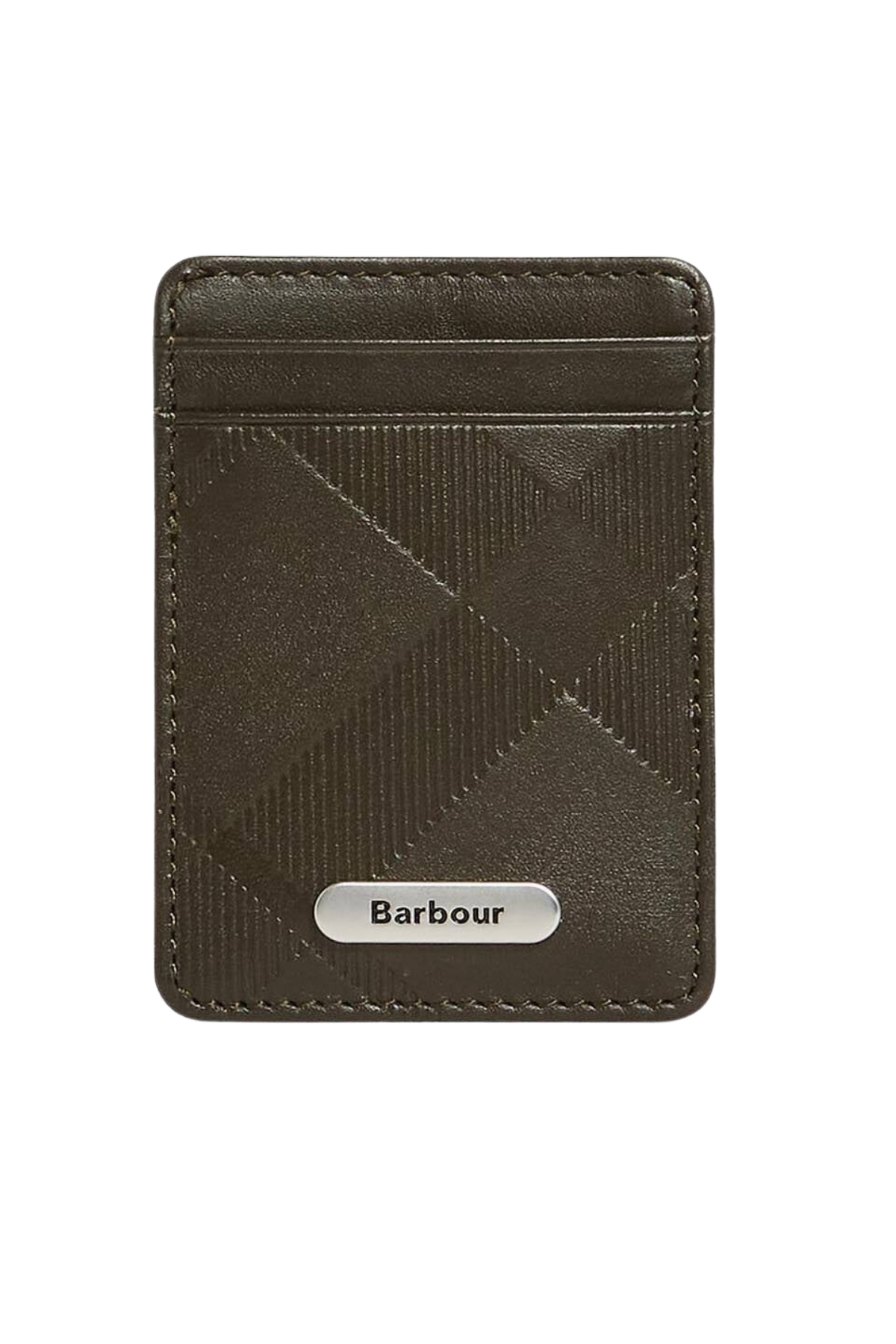 Barbour Brunton Deri Kartlık OL91 Dark Olive