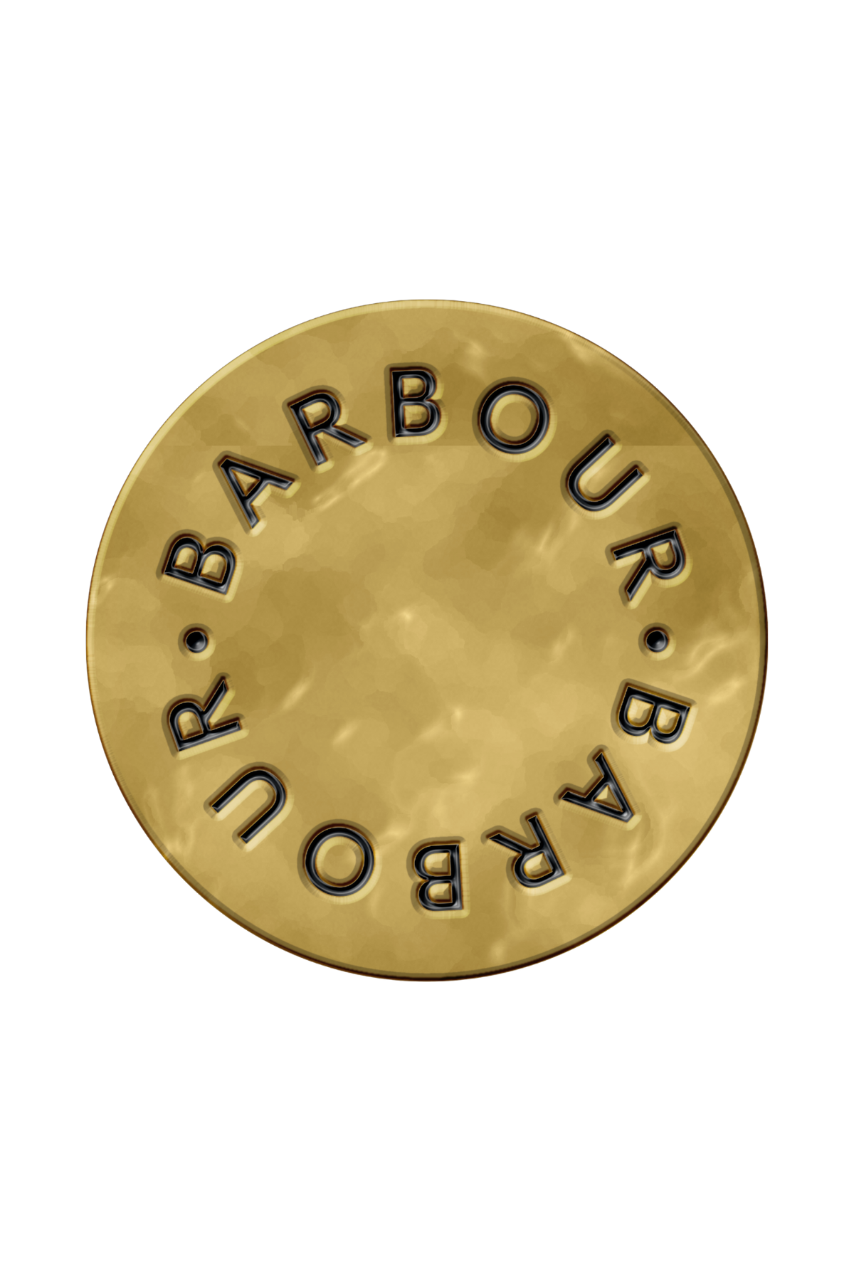 Barbour Button Rozet ME11 Gold Button