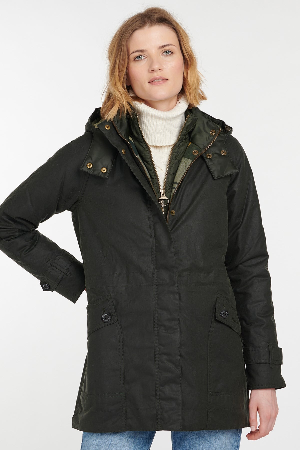 Barbour Cannich Yağlı Ceket Sage/Ancient