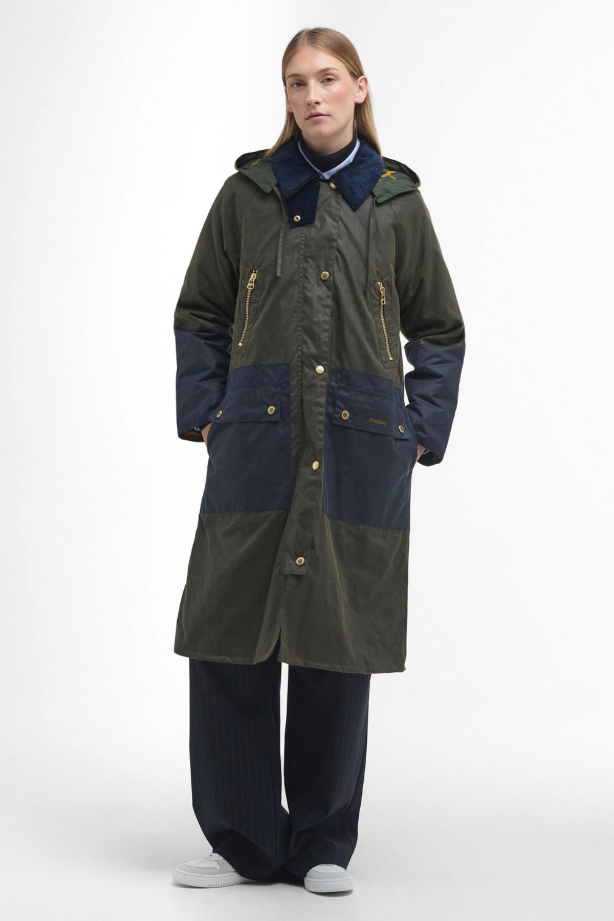 Barbour Carolyn Yağlı Ceket OL99 Archive Oiıve