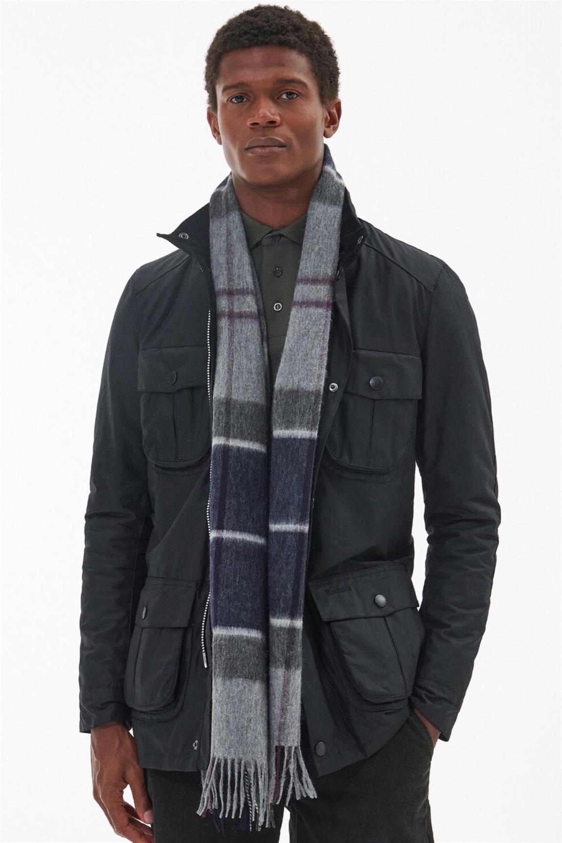 Barbour Carrbridge Tartan Atk TN17 Black Slate Tartan