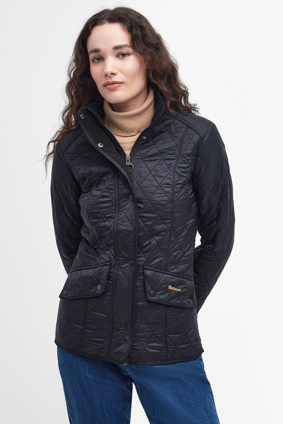 Barbour Cavalry Polar Kapitone Ceket BK91 Black