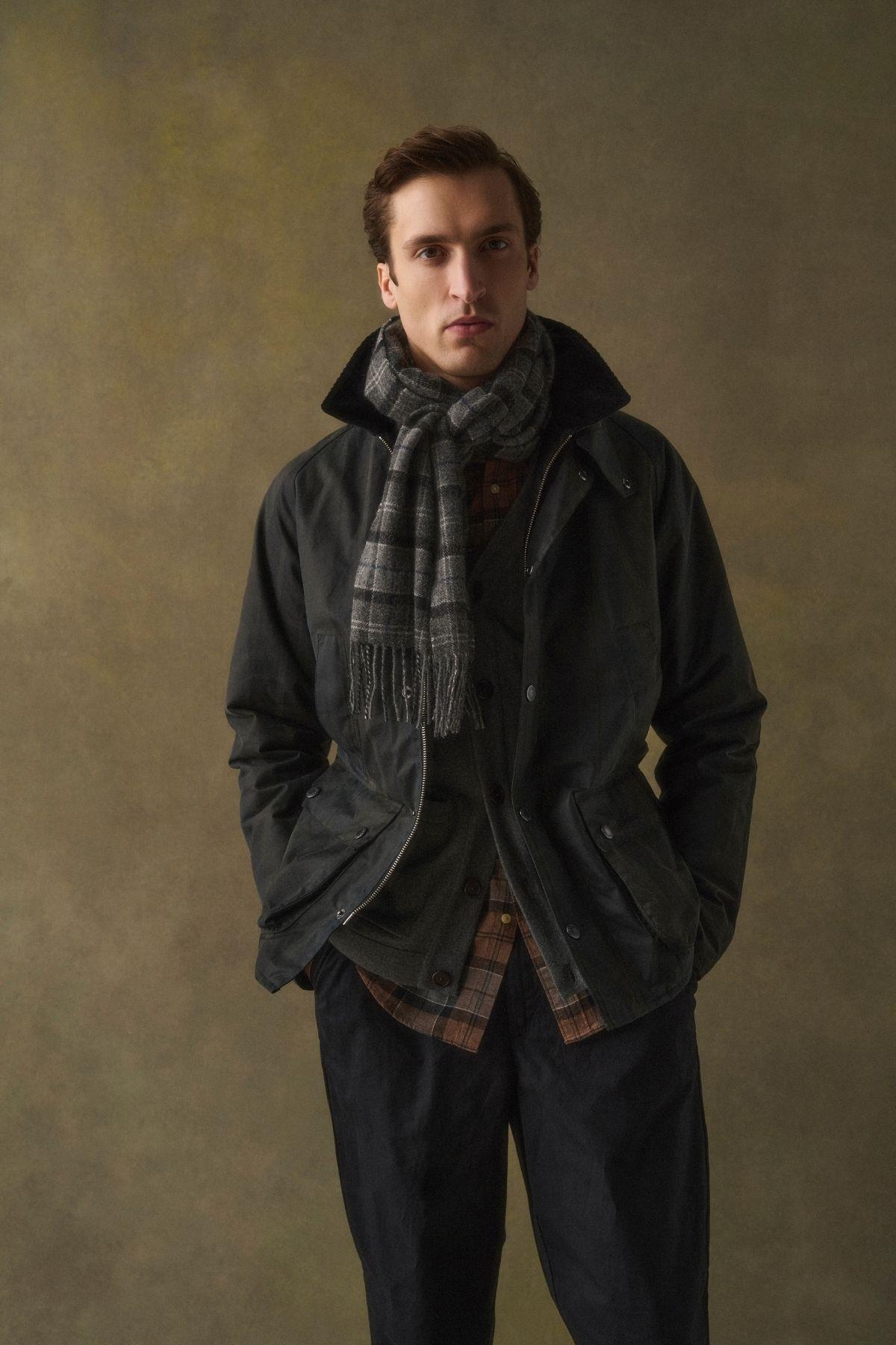 Barbour Check Bedale Yağlı Ceket GN71 Dundee Tartan