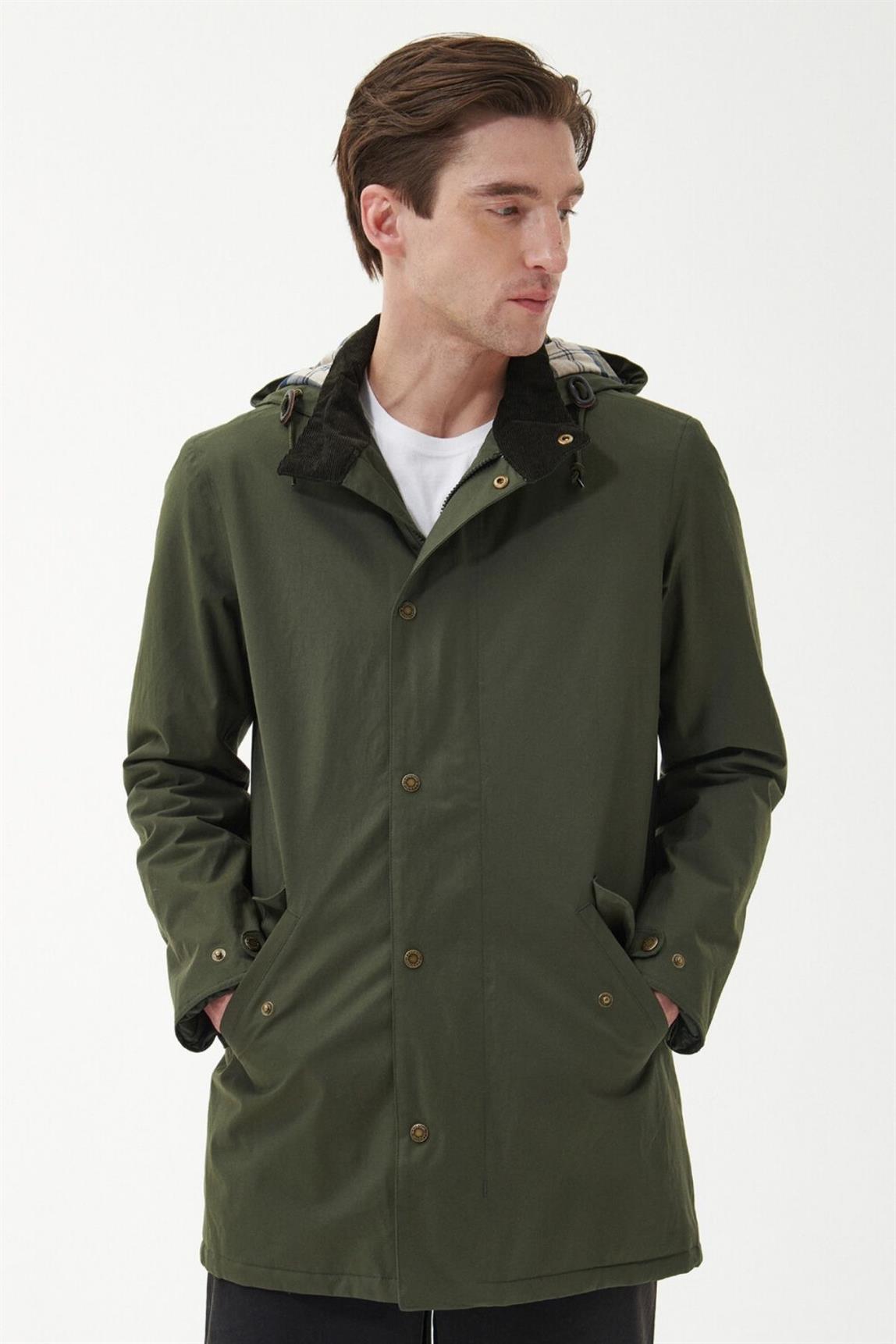 Barbour Chelsea Mac Waterproof Jacket OL51 Olive-Forest Mist