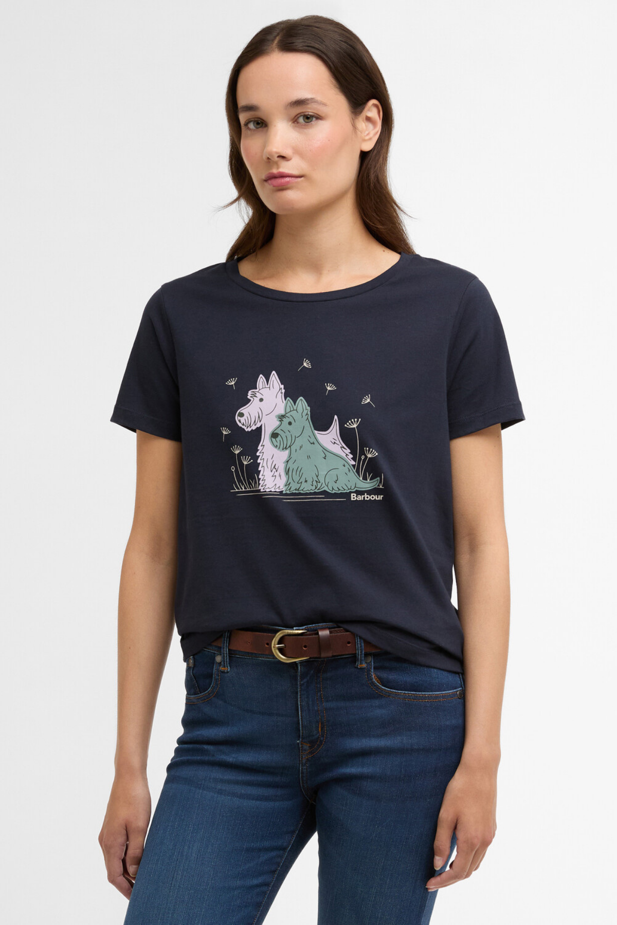 Barbour Clover T-Shirt NY73 Navy