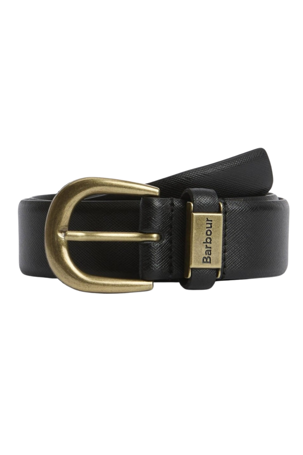 Barbour Clyde Deri Kemer BK12 Saffiano Black