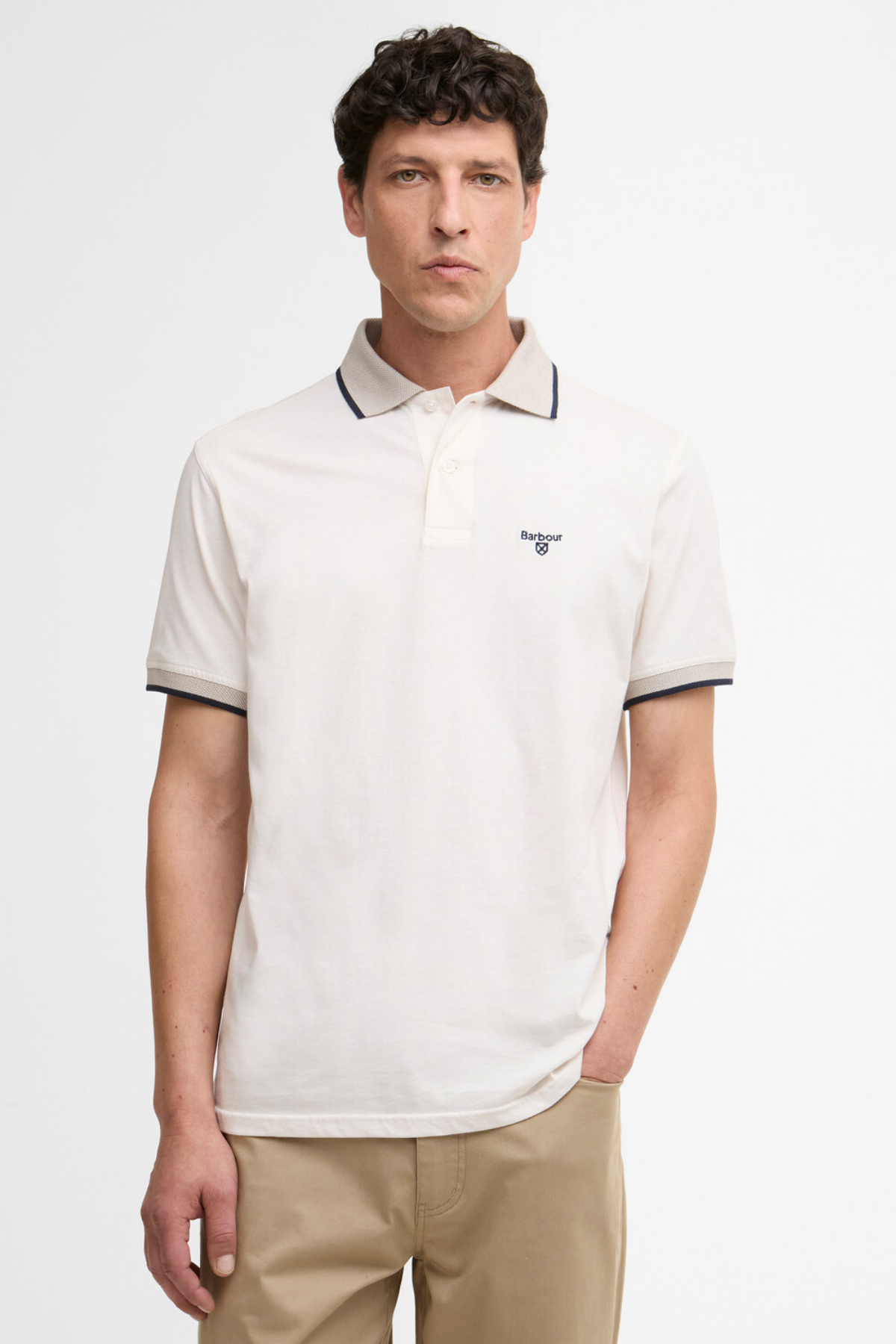 Barbour Cornsay Polo Yaka WH32 Whisper White