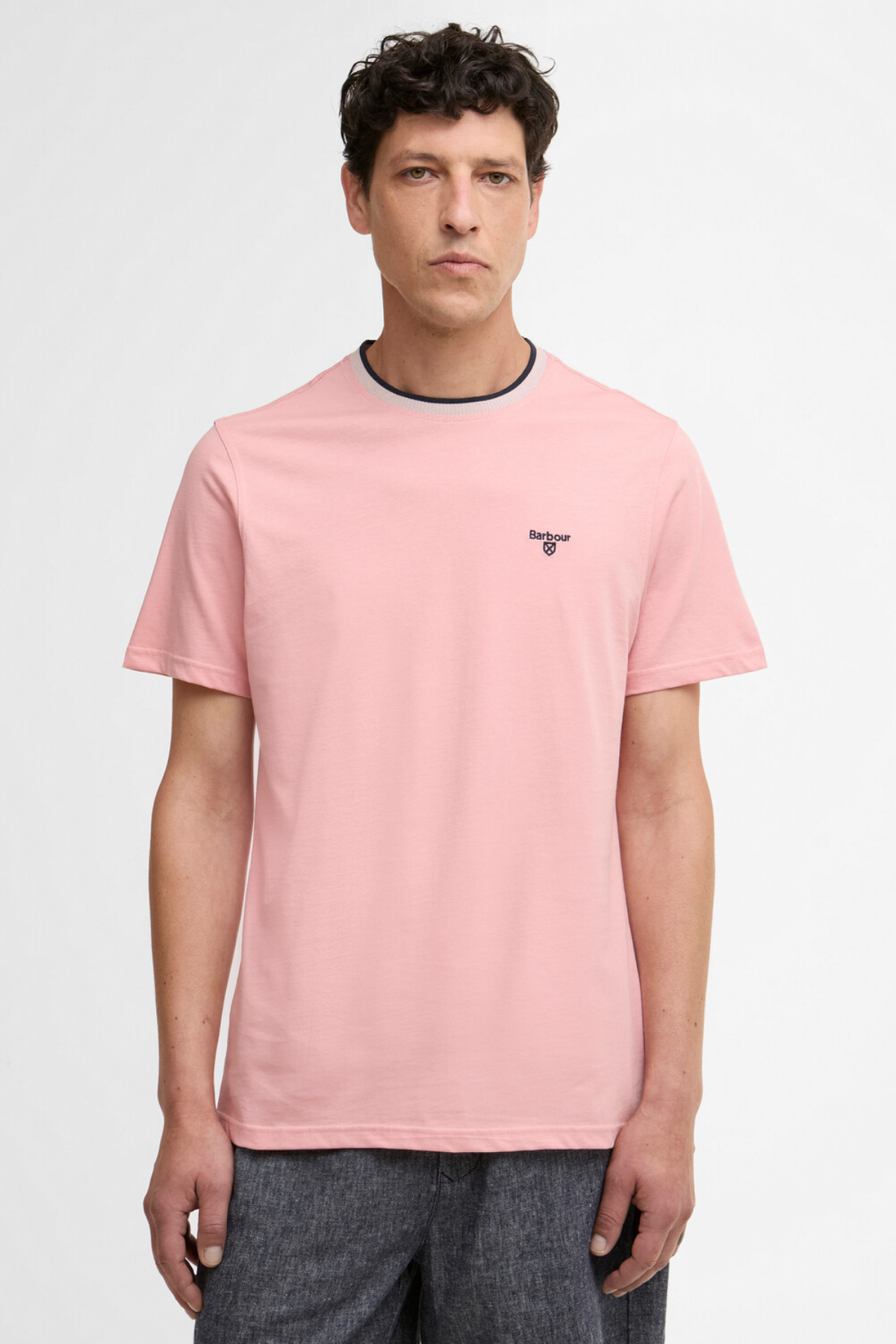 Barbour Cornsay Tailored T-Shirt PI95 Mineral Pink