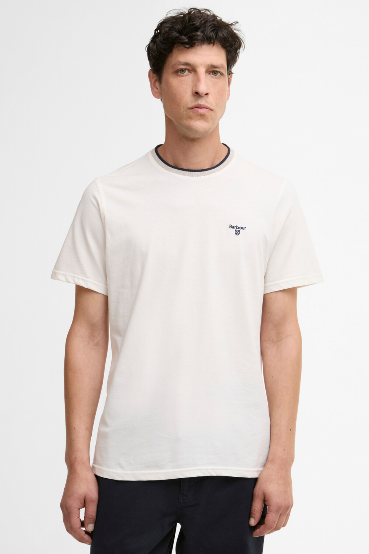 Barbour Cornsay Tailored T-Shirt WH32 Whisper White