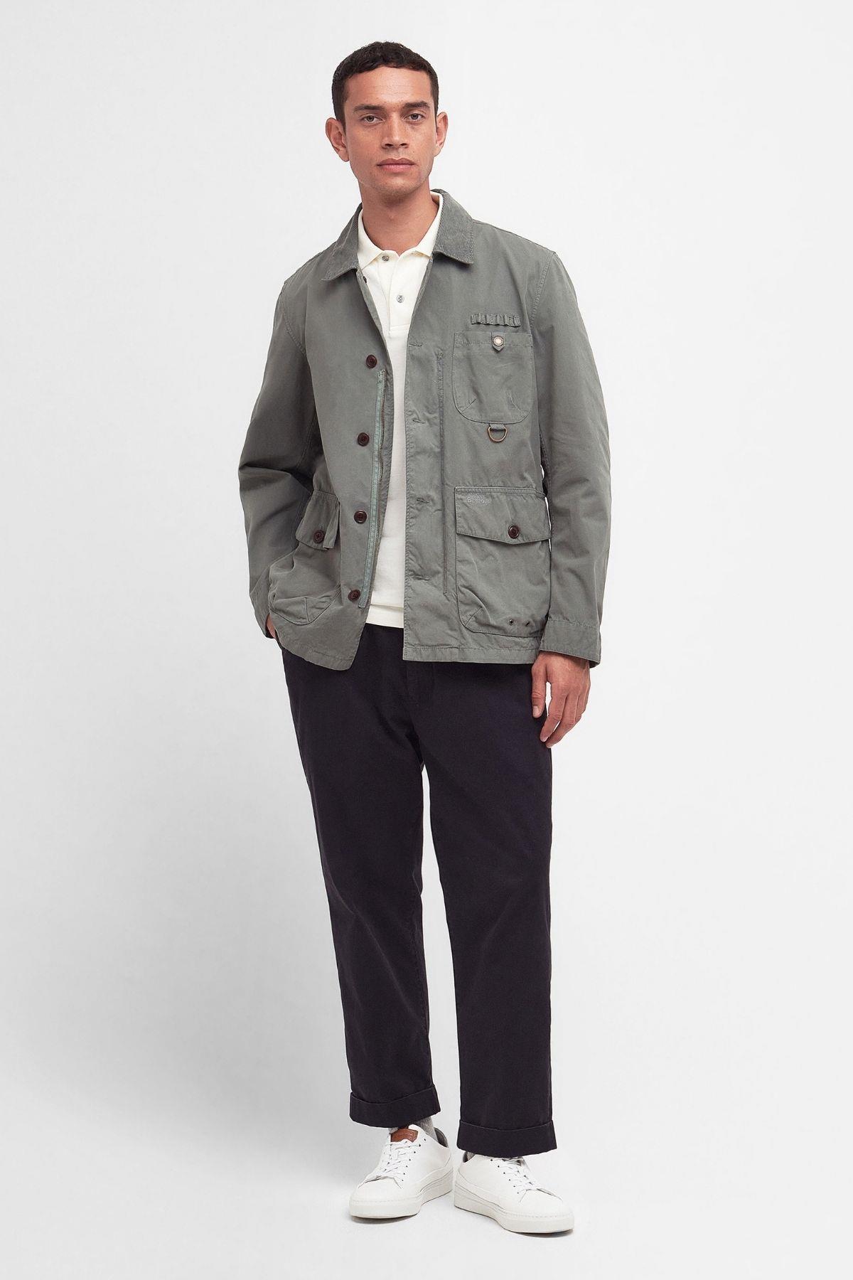 Barbour Cotton Salter Casual Ceket GN11 Agave