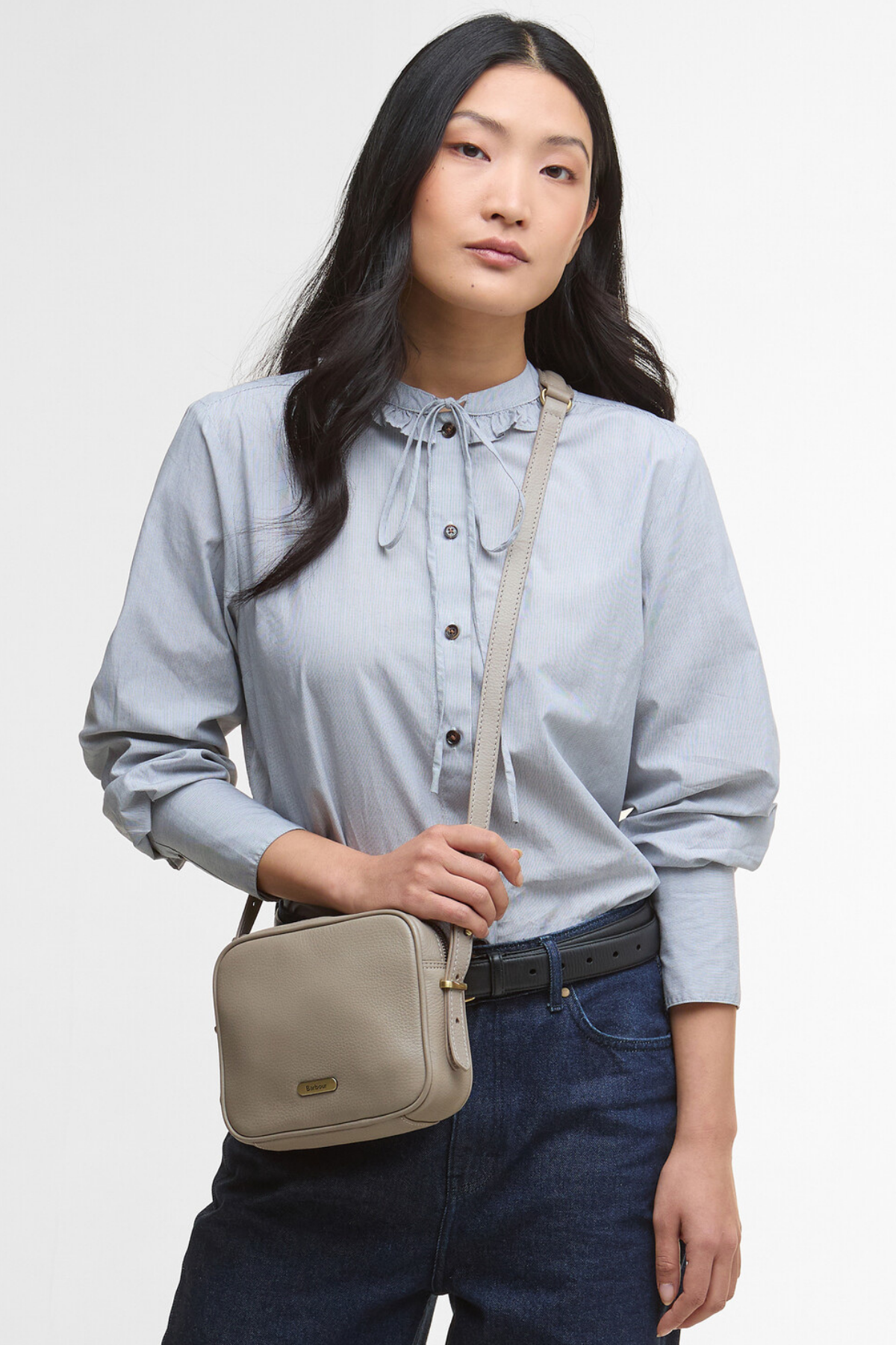 Barbour Daphne Deri Çapraz Çanta SN51 Dune