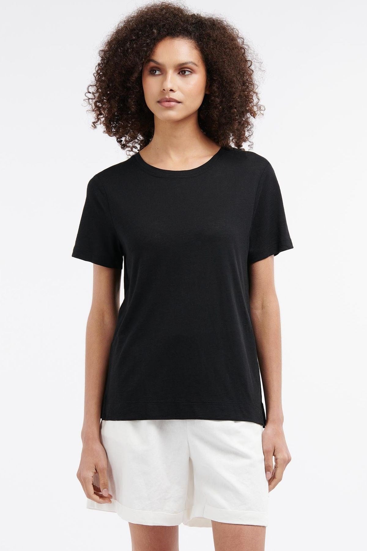 Barbour Darla Top Bisiklet Yaka Black