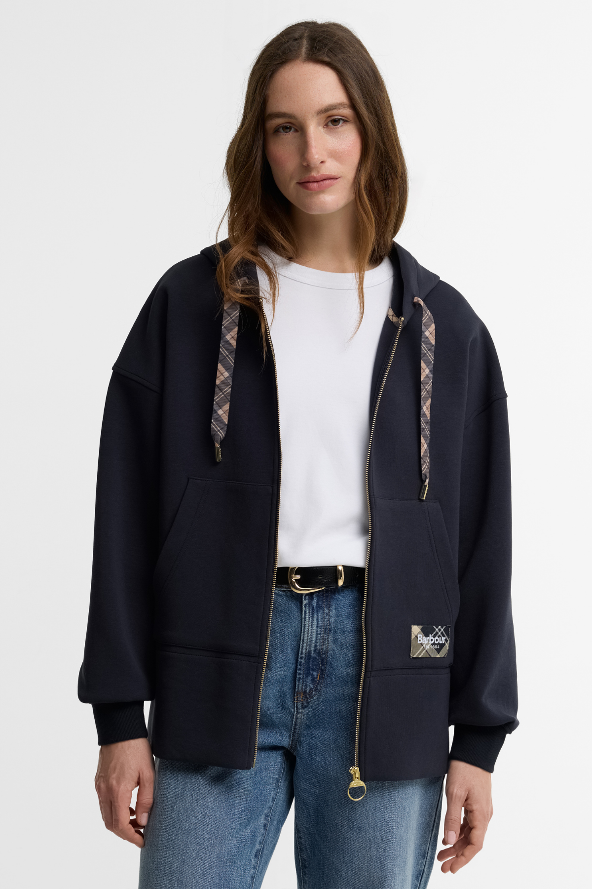 Barbour Delilah Sweatshirt NY99 Dark Navy