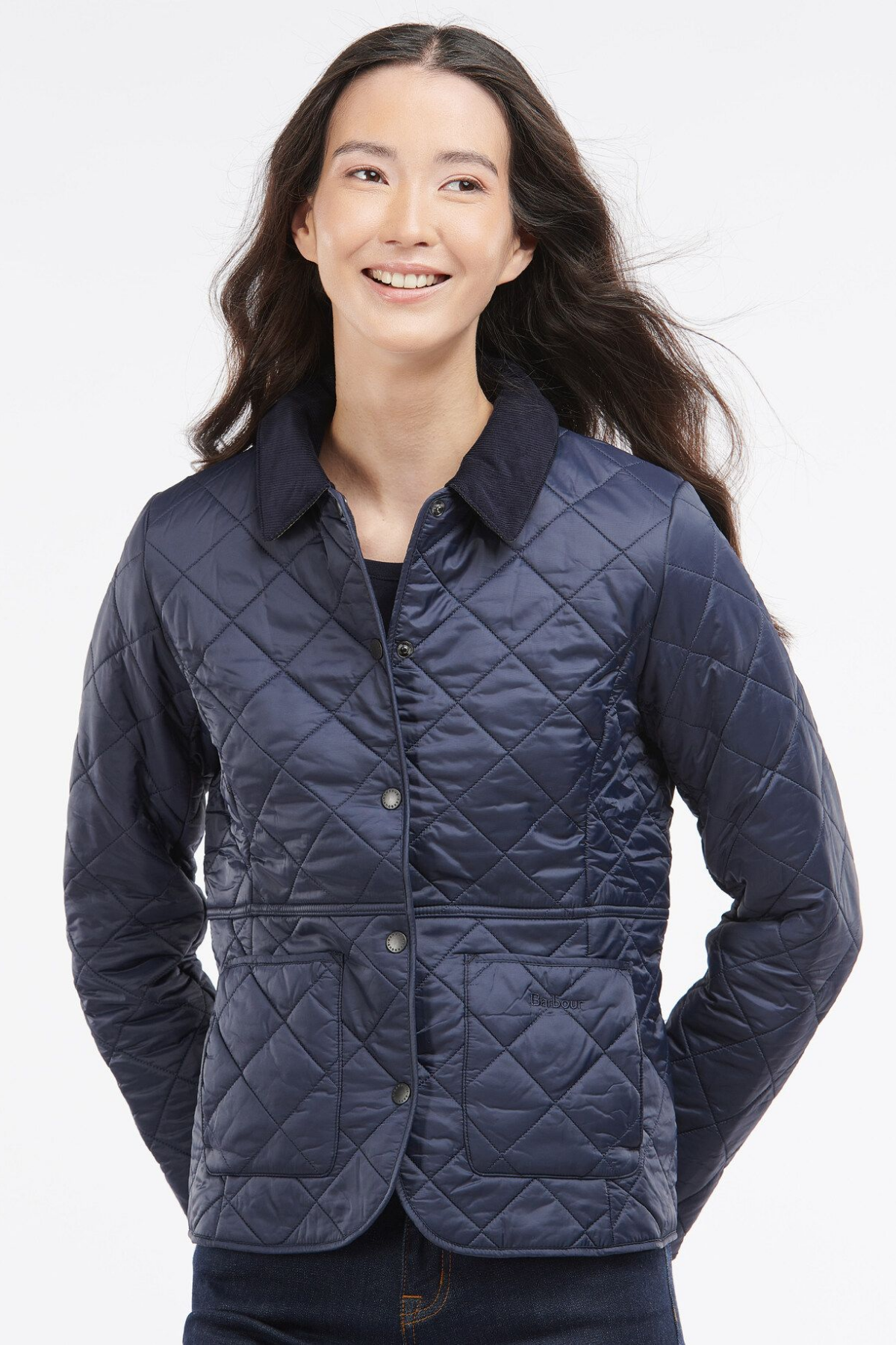 Barbour Deveron Polar Ceket NY71 Navy