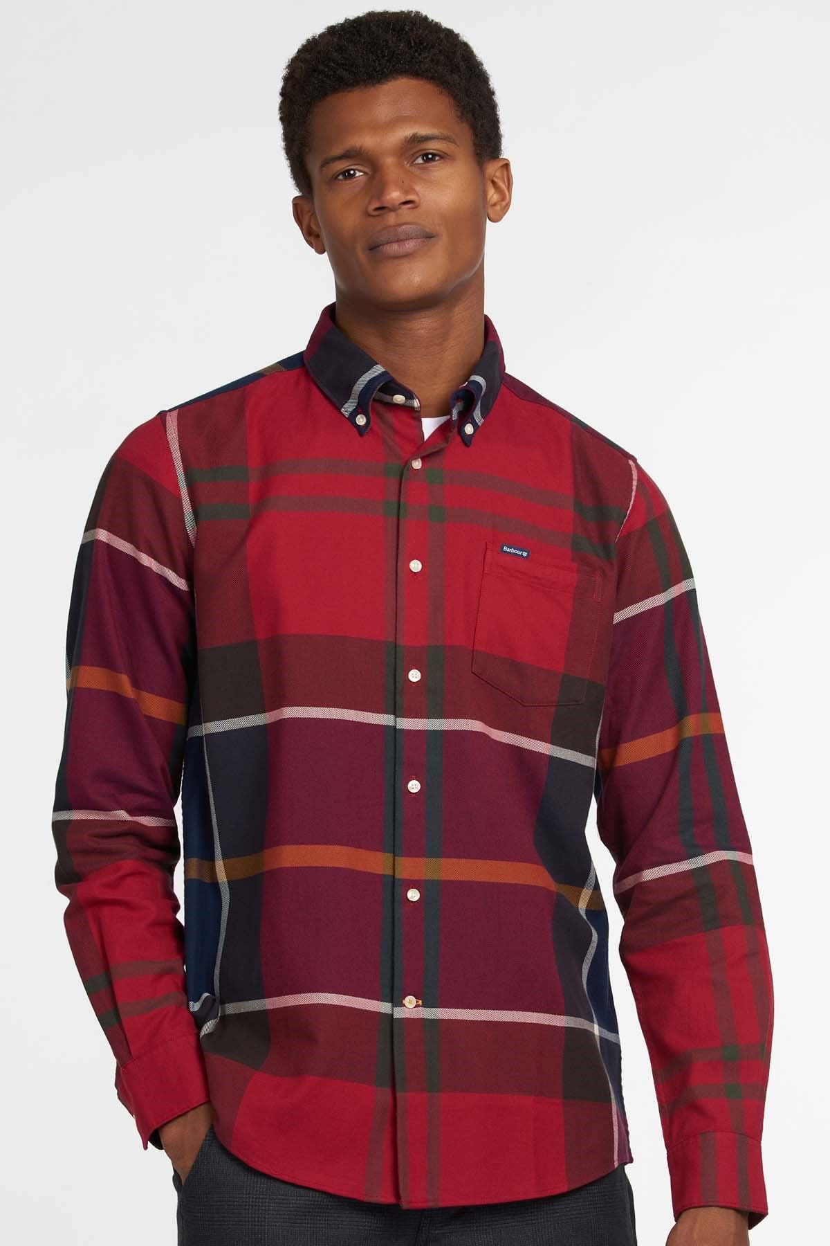 Barbour Dunoon Tailored Gömlek RE52 RED