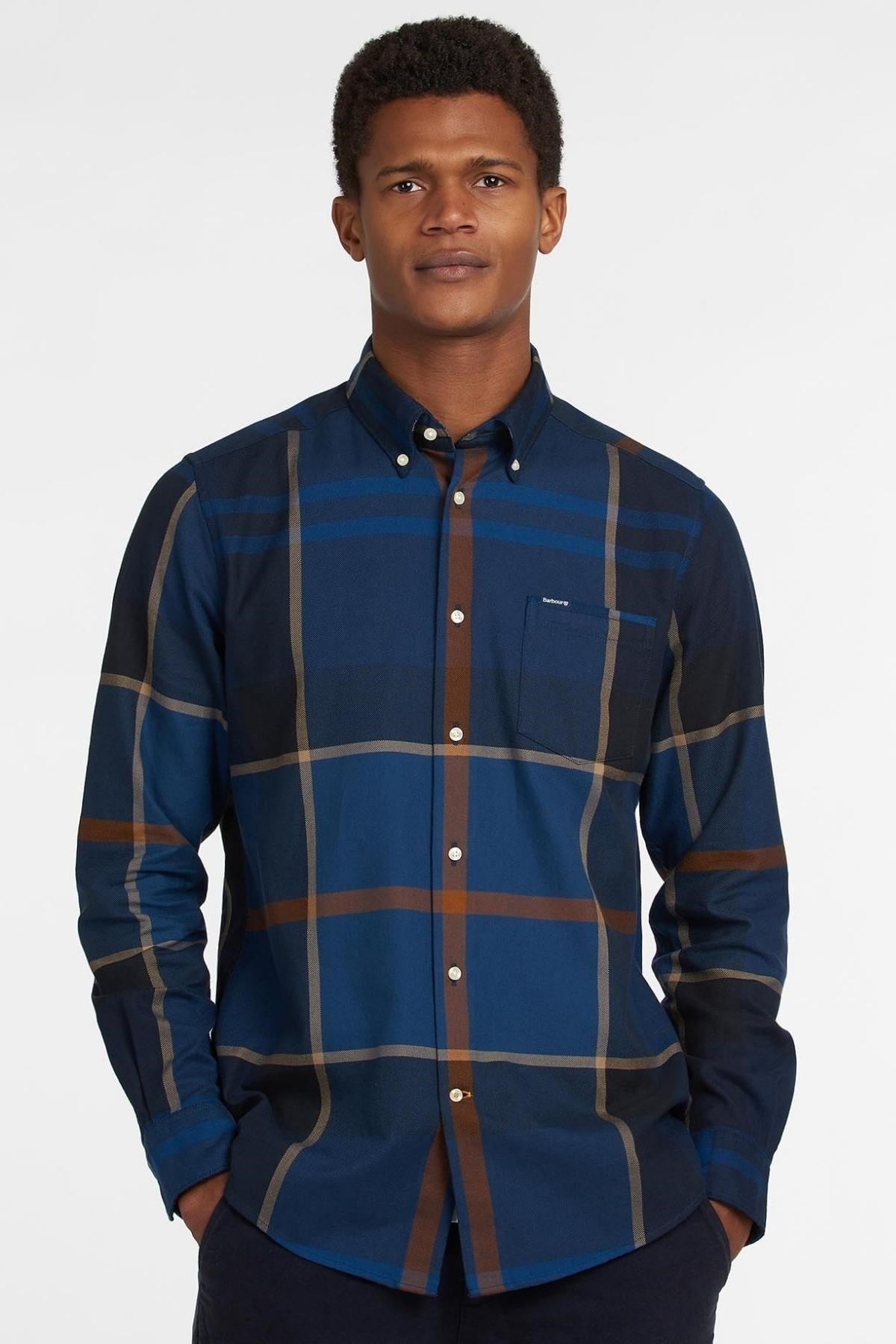 Barbour Dunoon Tailored Gömlek TN54 Midnight Tartan